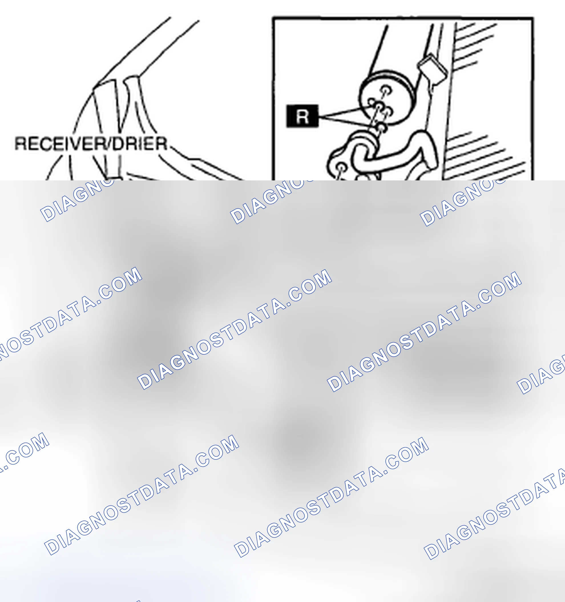 Scheme 109: RECEIVER/DRIER REMOVAL/INSTALLATION