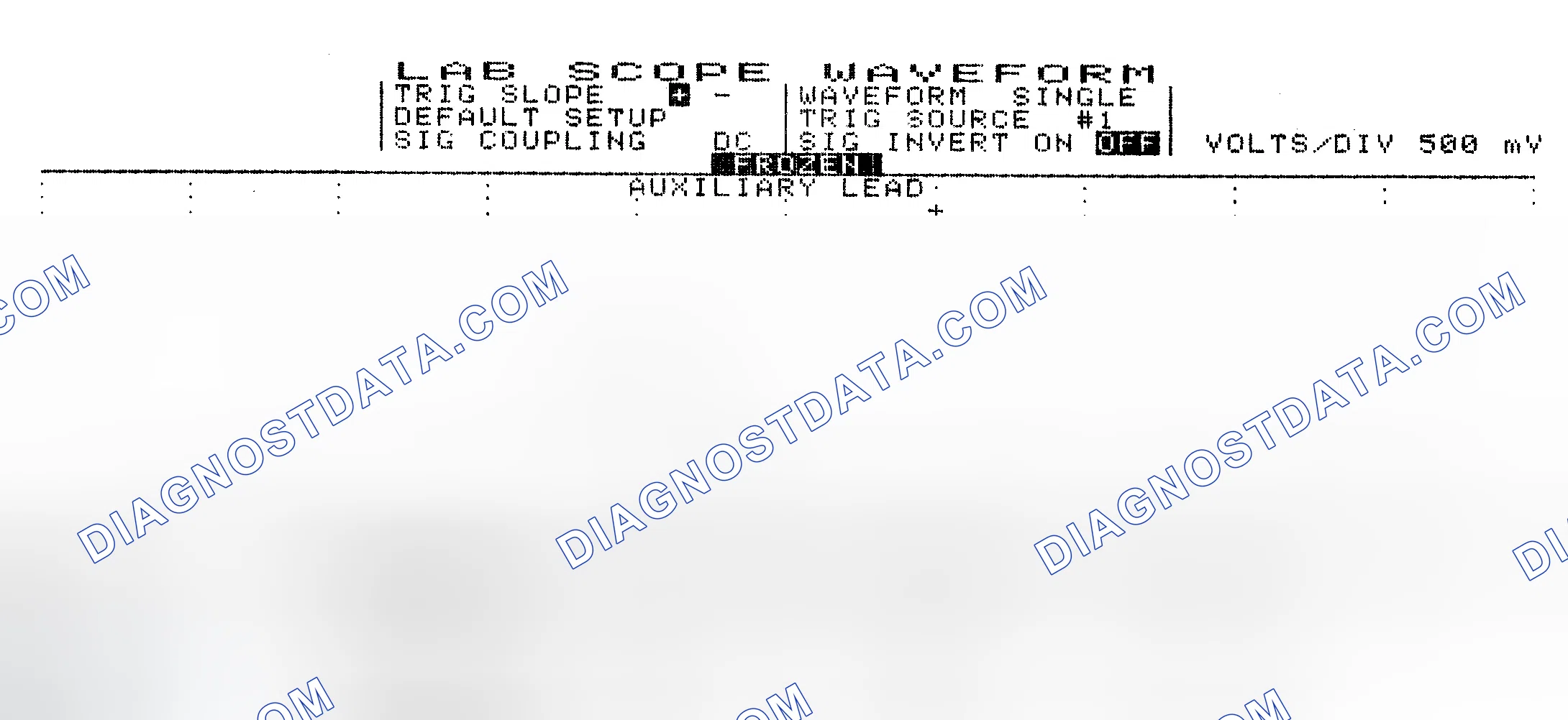 Scheme 10: Single Injector w/Excessive Current Flow - Current Pattern
