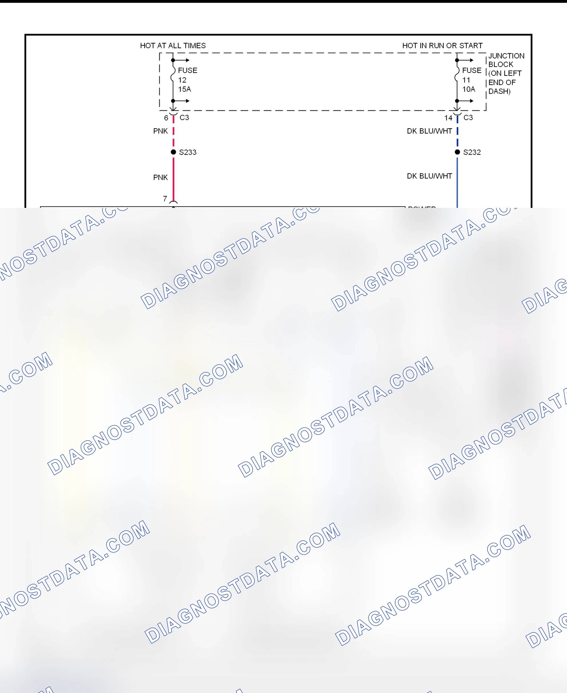 Scheme 2: Power Mirror System Wiring Diagram (Dakota)