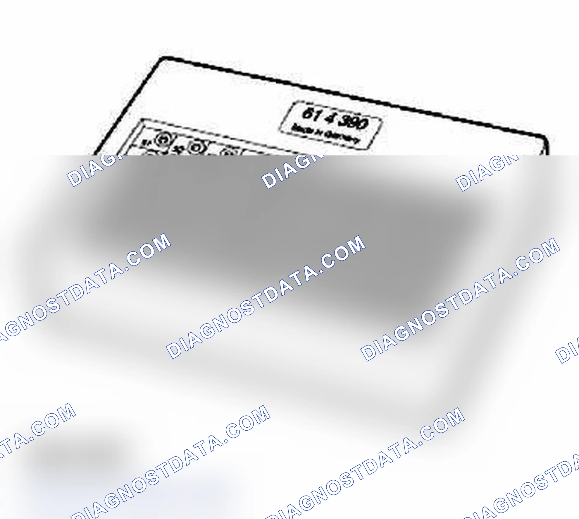 Scheme 23: 61 4 390 Measuring box, 60-pin