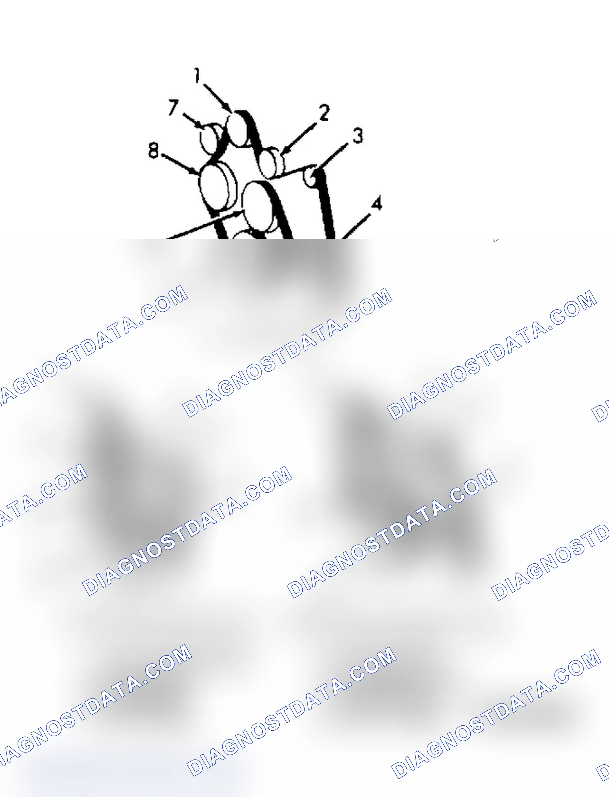 Scheme 7: SERPENTINE BELT ROUTING (C 15, C/K 25 & 35 With 7.4L)