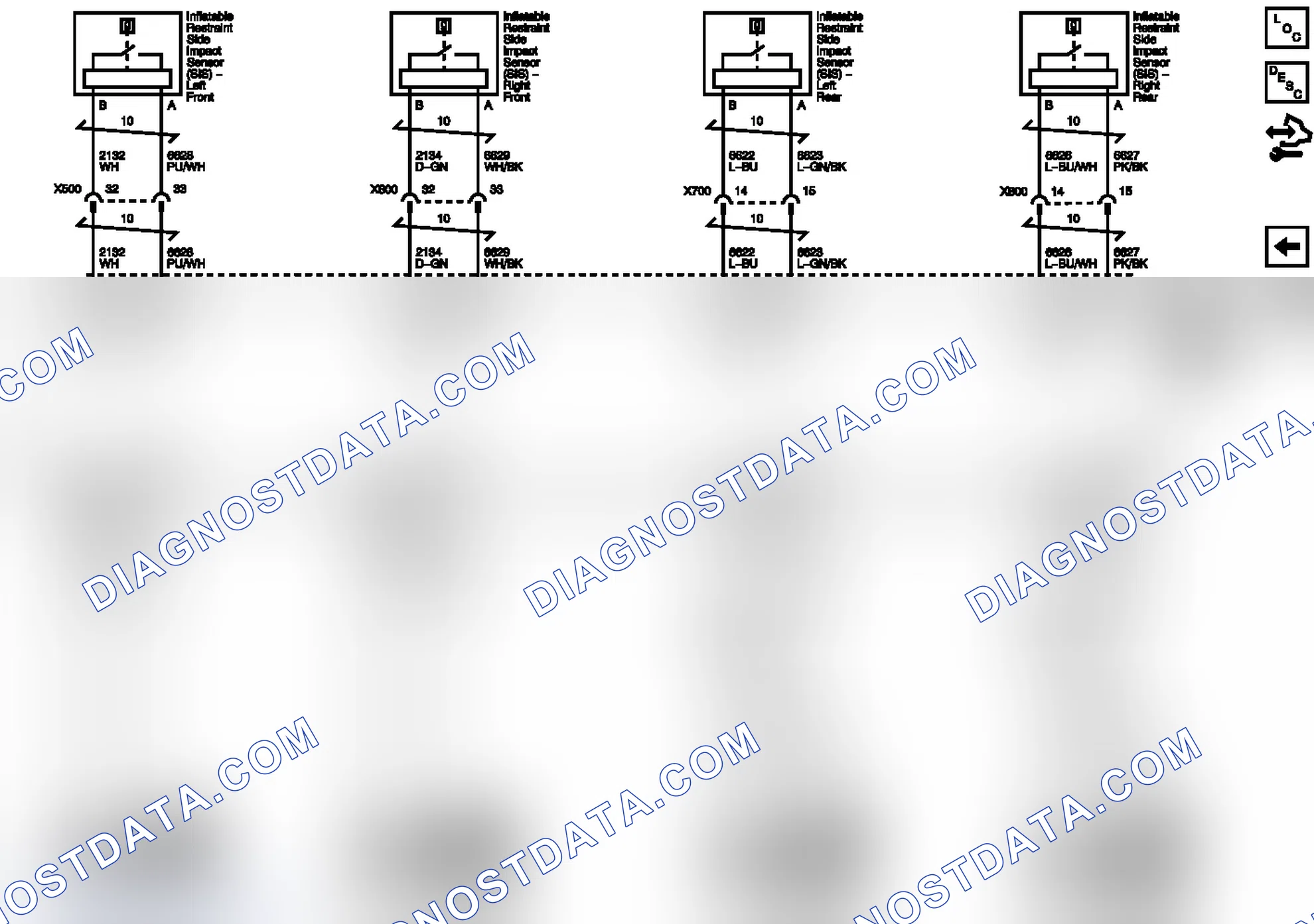 Scheme 3: Side Impact Sensors and Roof Rail and Side Impact Air Bags