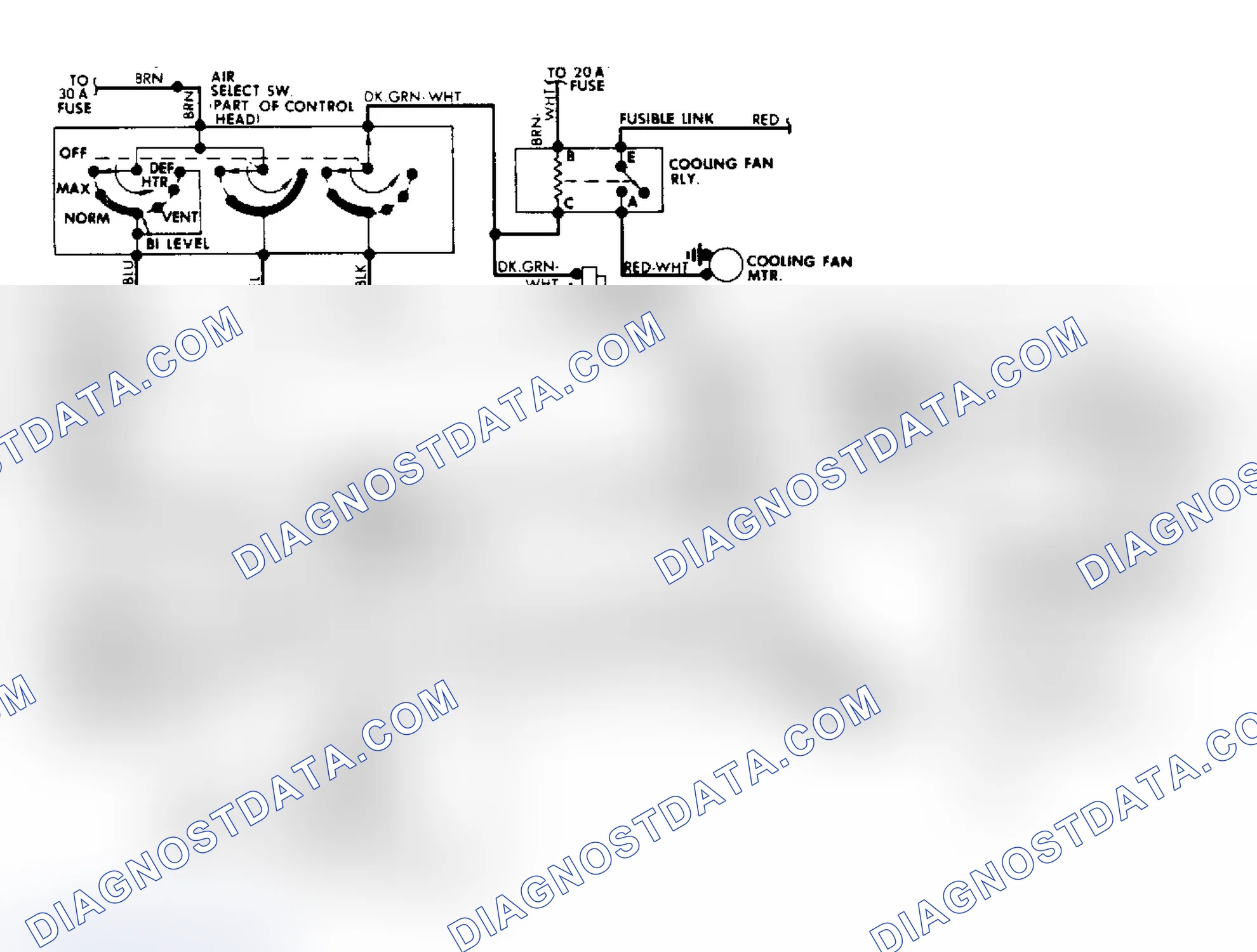 Scheme 20: "J" Body (1.8L) A/C Wiring Diagram