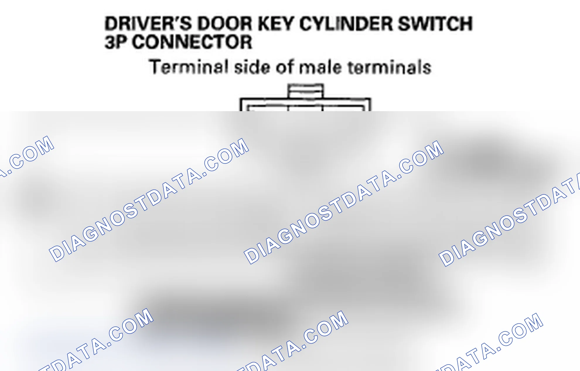 Scheme 58: DTC B1127: Driver's Door Key Cylinder Switch Signal Error