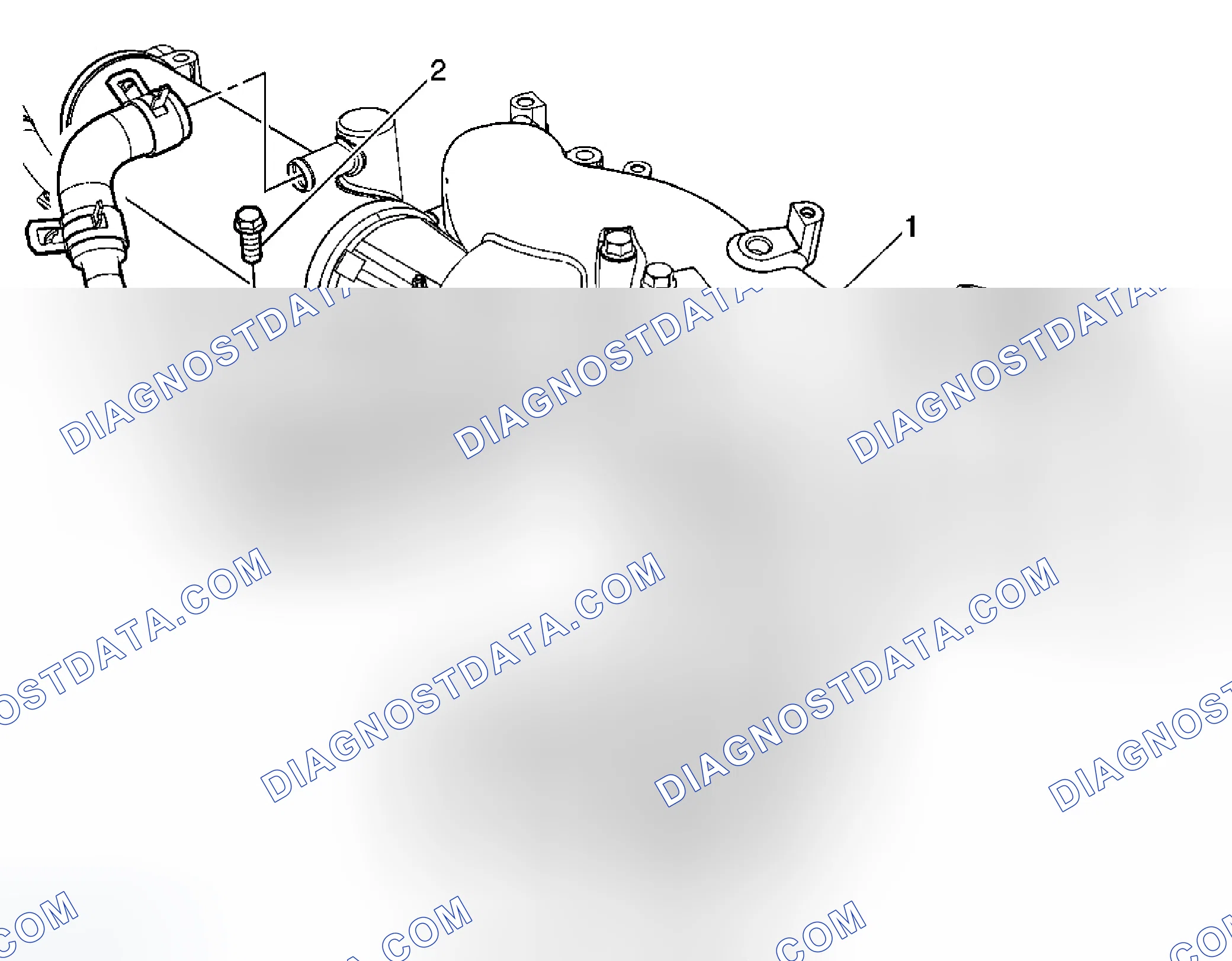 Scheme 3: Exhaust Gas Recirculation Coolant Hoses/Pipes Replacement (LLY, LBZ)