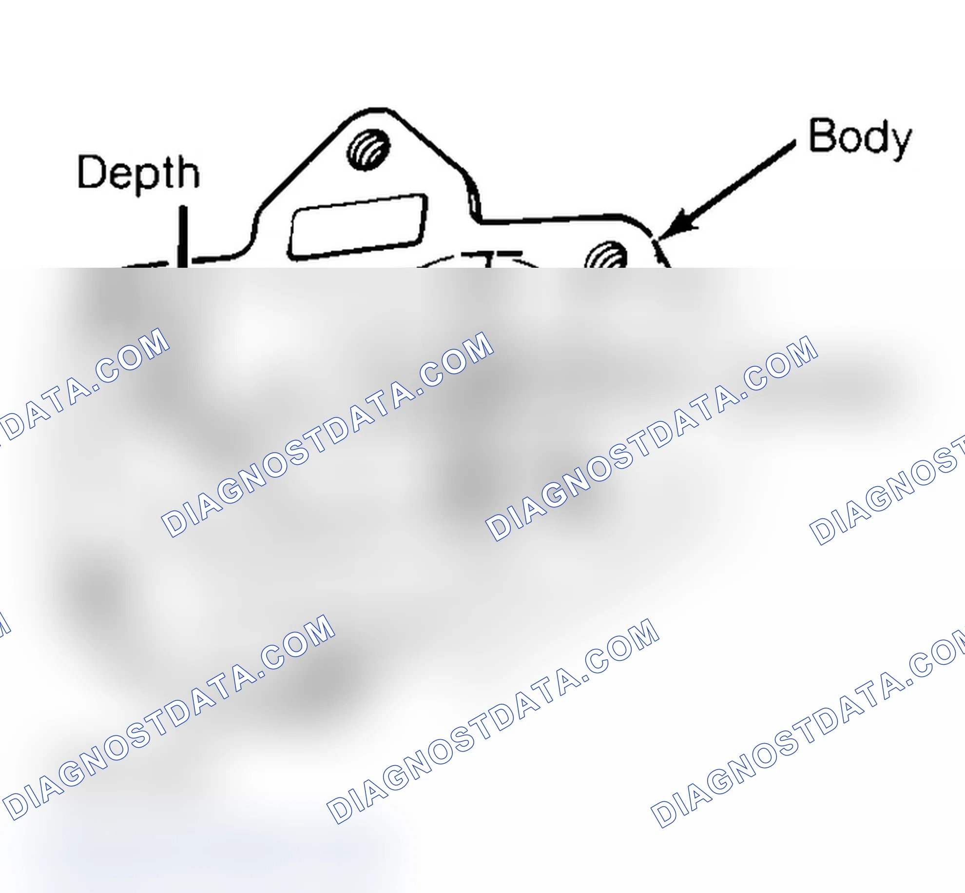 Scheme 35: Measuring Oil Pump Gear Cavity