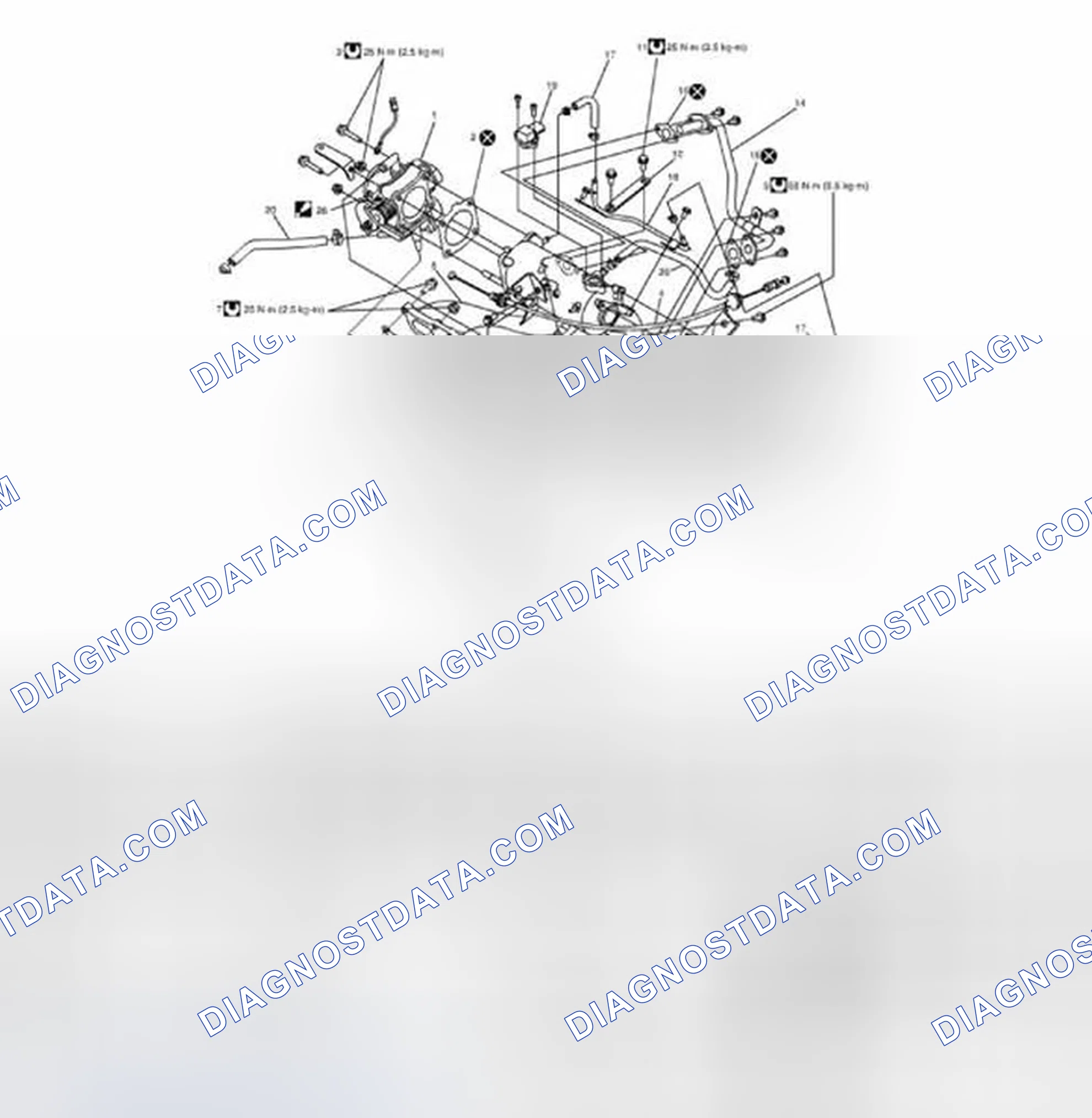 Scheme 4: Throttle Body and Intake Manifold Components