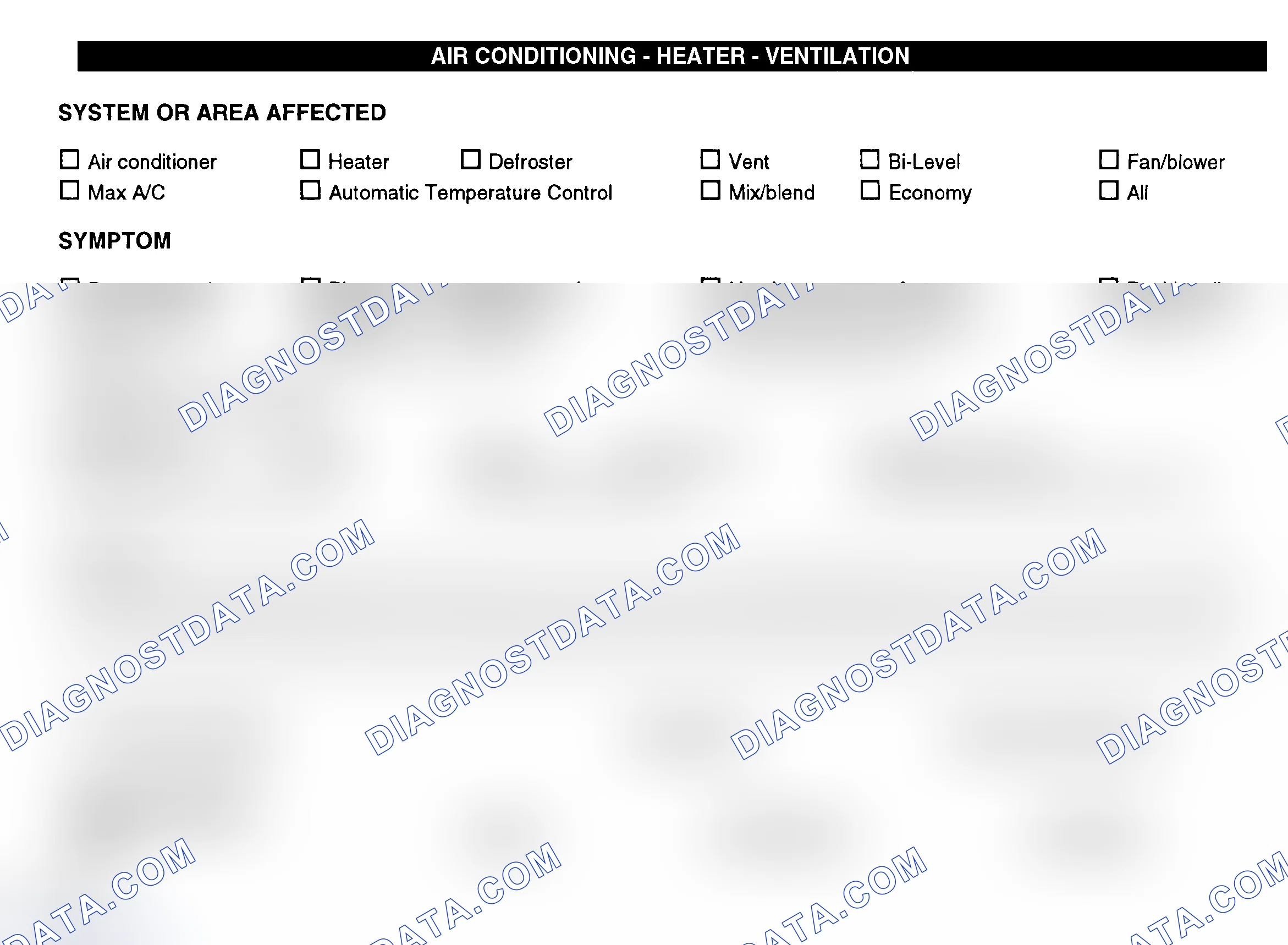 Scheme 8: Air Conditioning, Heater & Ventilation
