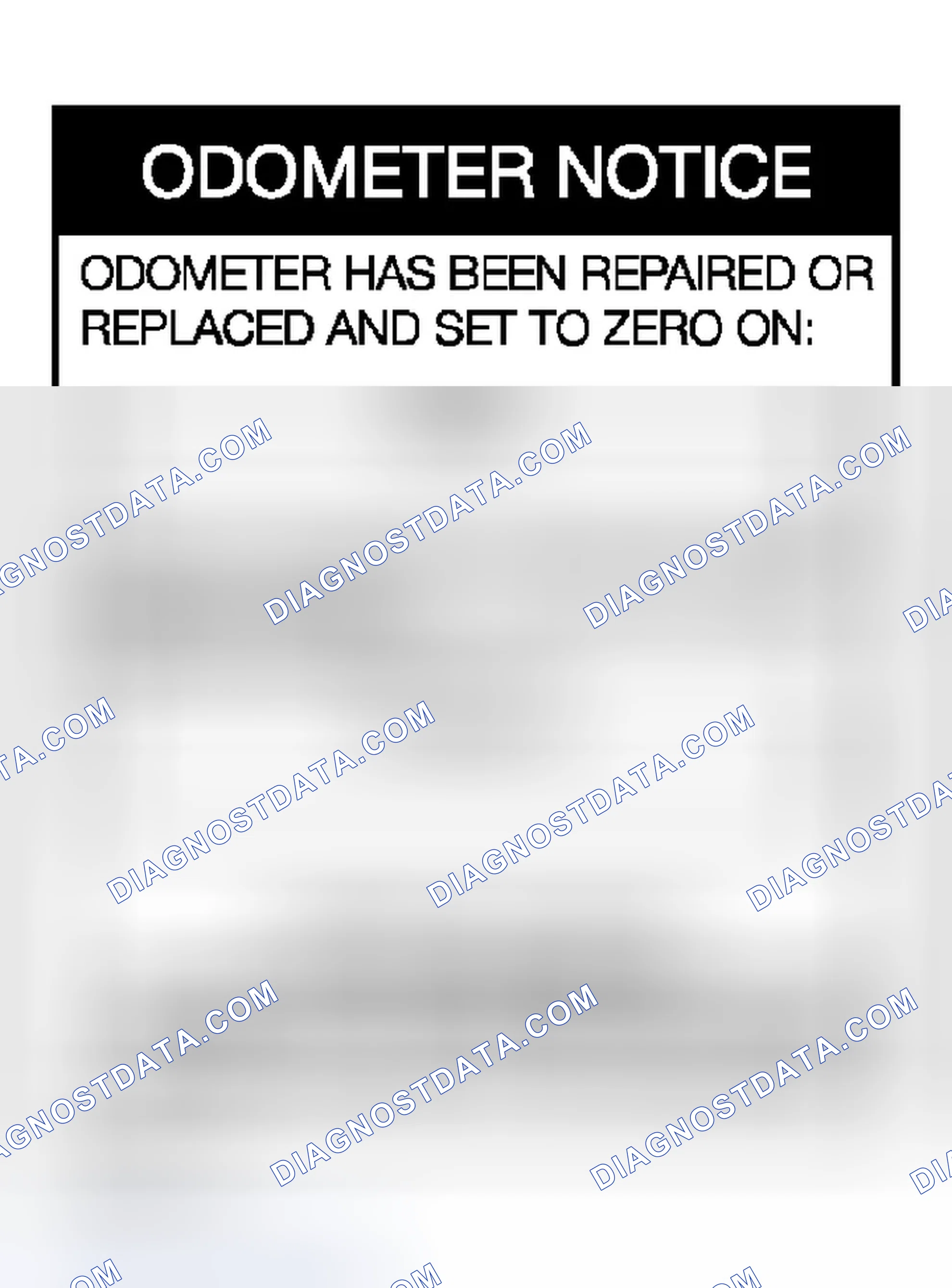 Scheme 72: Federal Odometer Disclosure Requirement 92-513