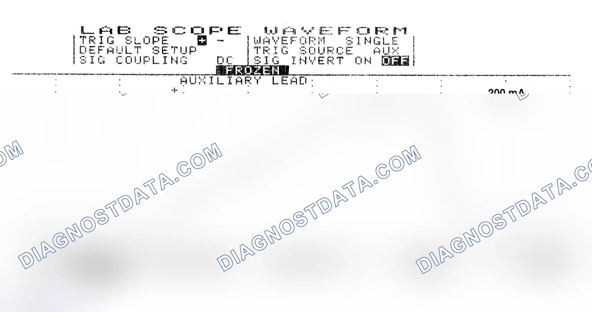 Scheme 13: Single Injector w/Normal Current Flow - Current Pattern