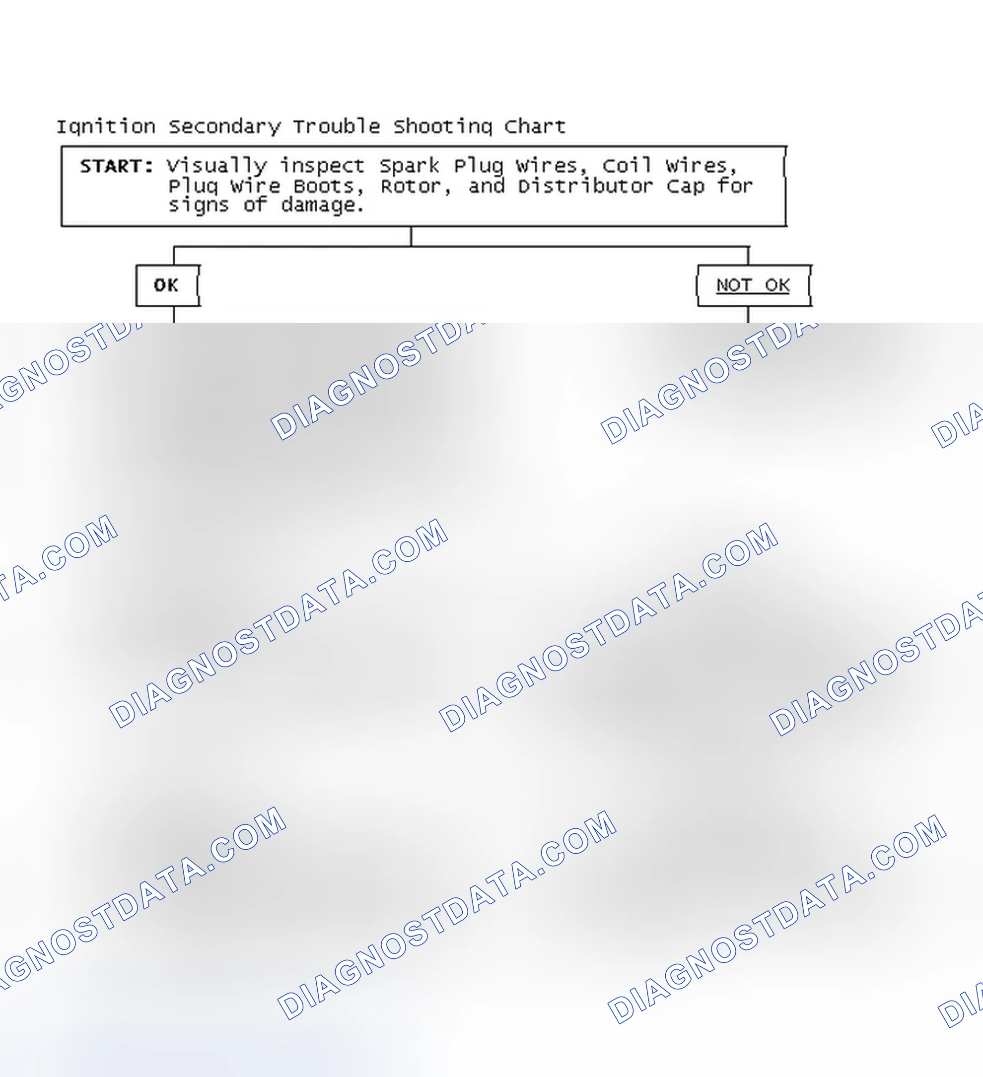 Scheme 1: Ignition Secondary Trouble Shooting Chart