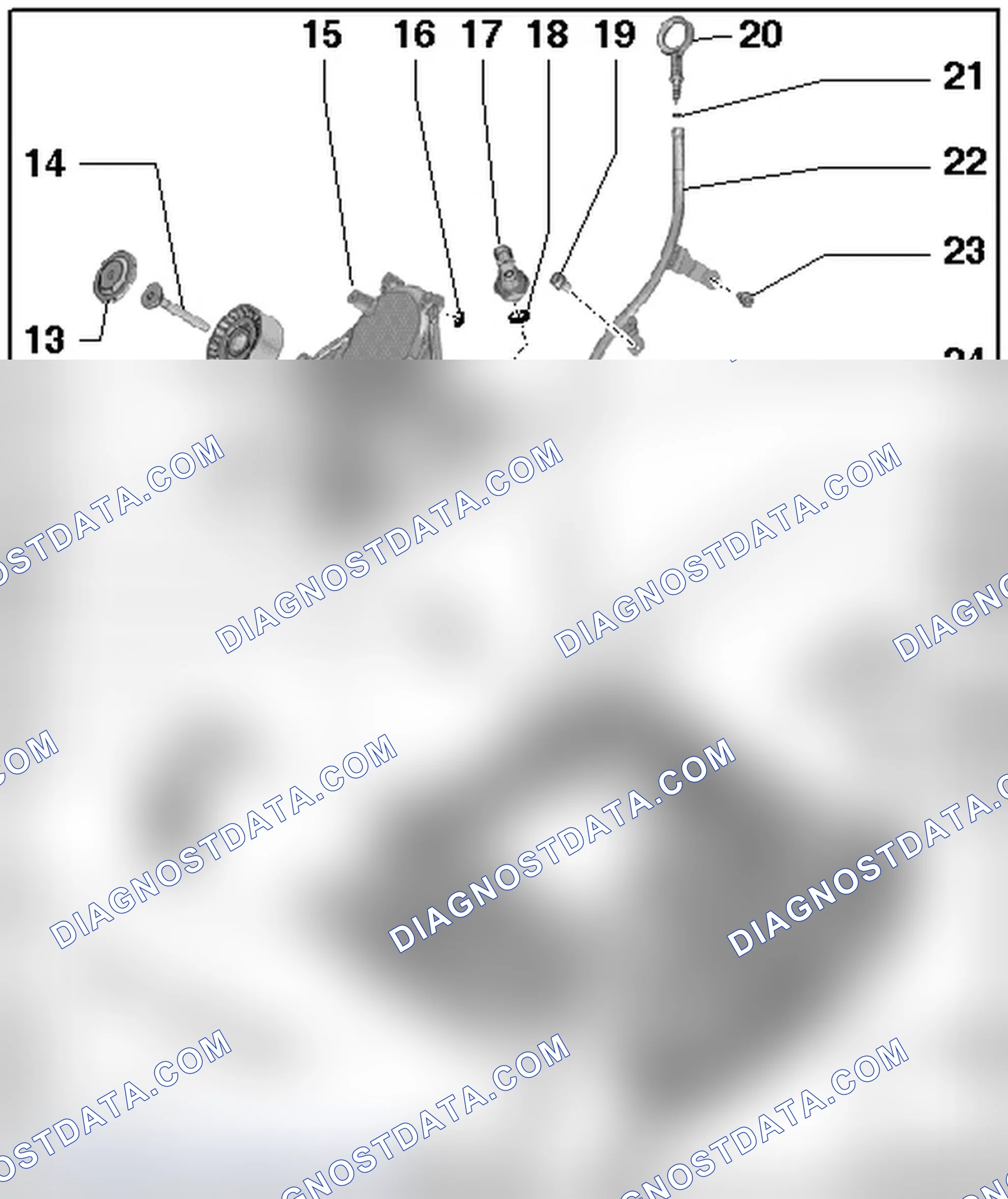 Scheme 40: UPPER OIL PAN OVERVIEW