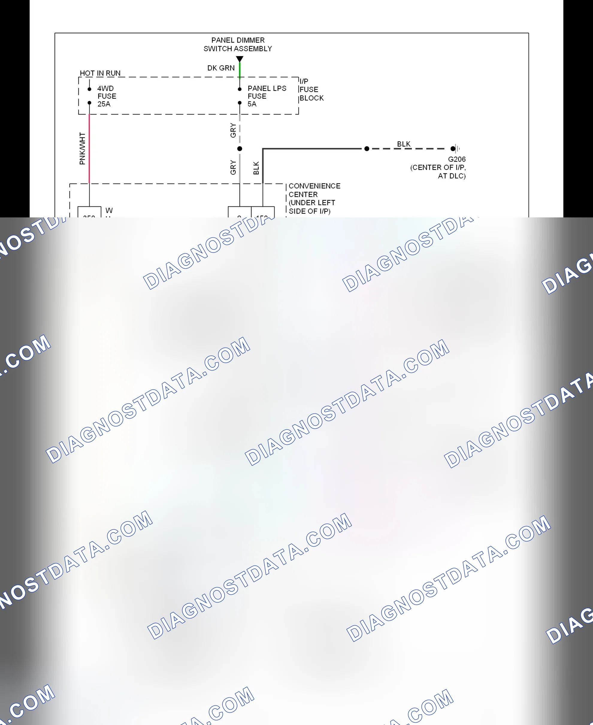 Scheme 10: Transfer Case Circuit (1994 K300)
