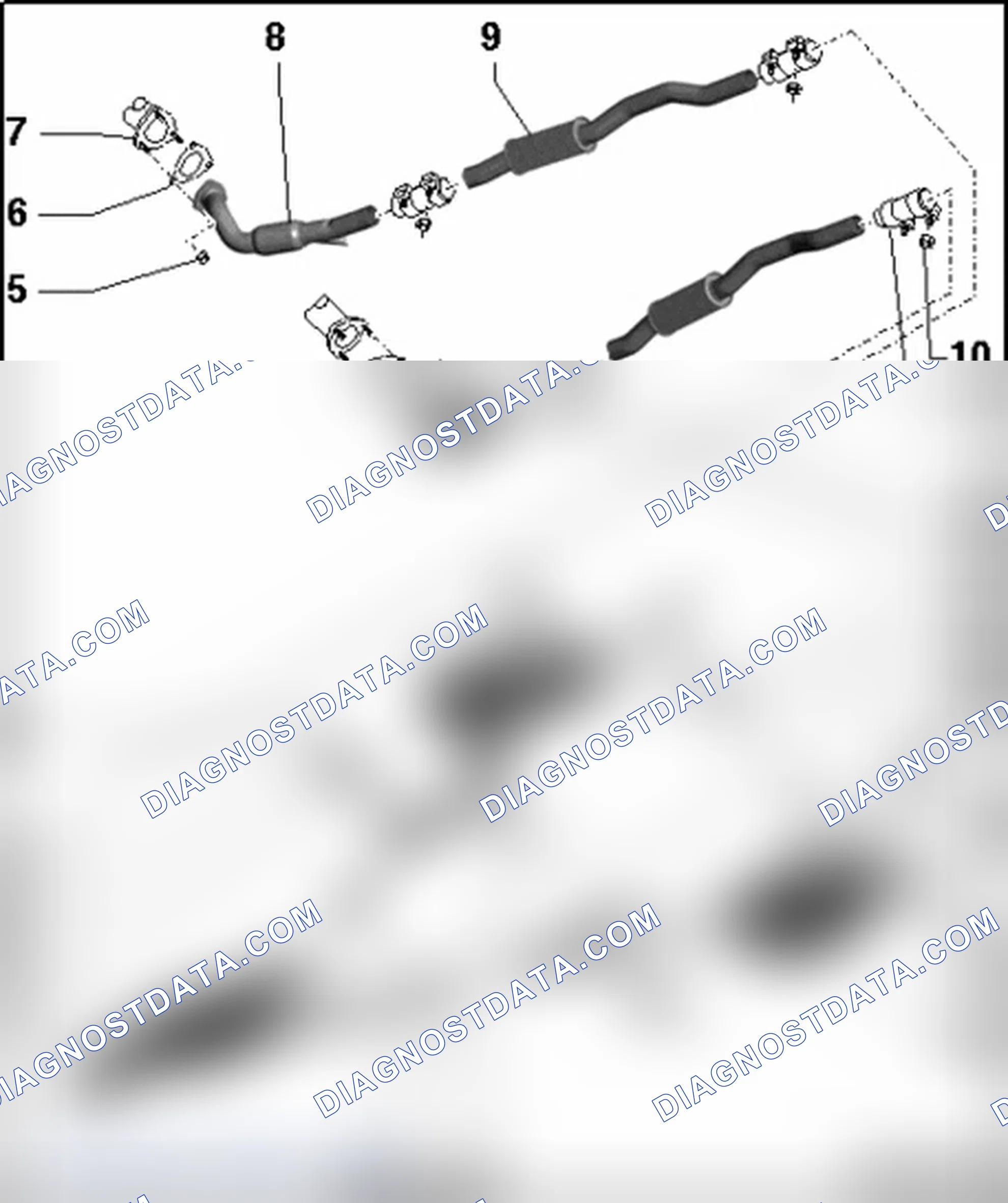 Scheme 344: Muffler, assembly overview