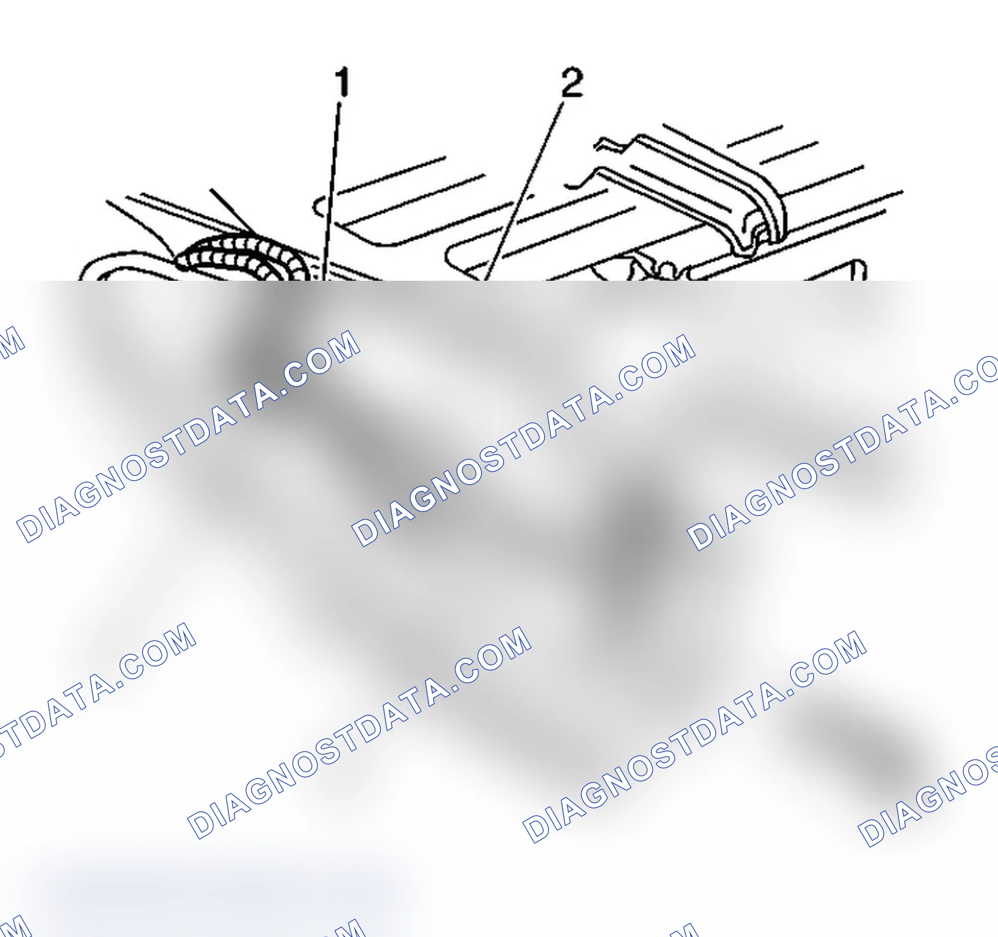 Scheme 12: Identifying Fuel Feed Pipes At Fuel Filter/Pressure Regulator
