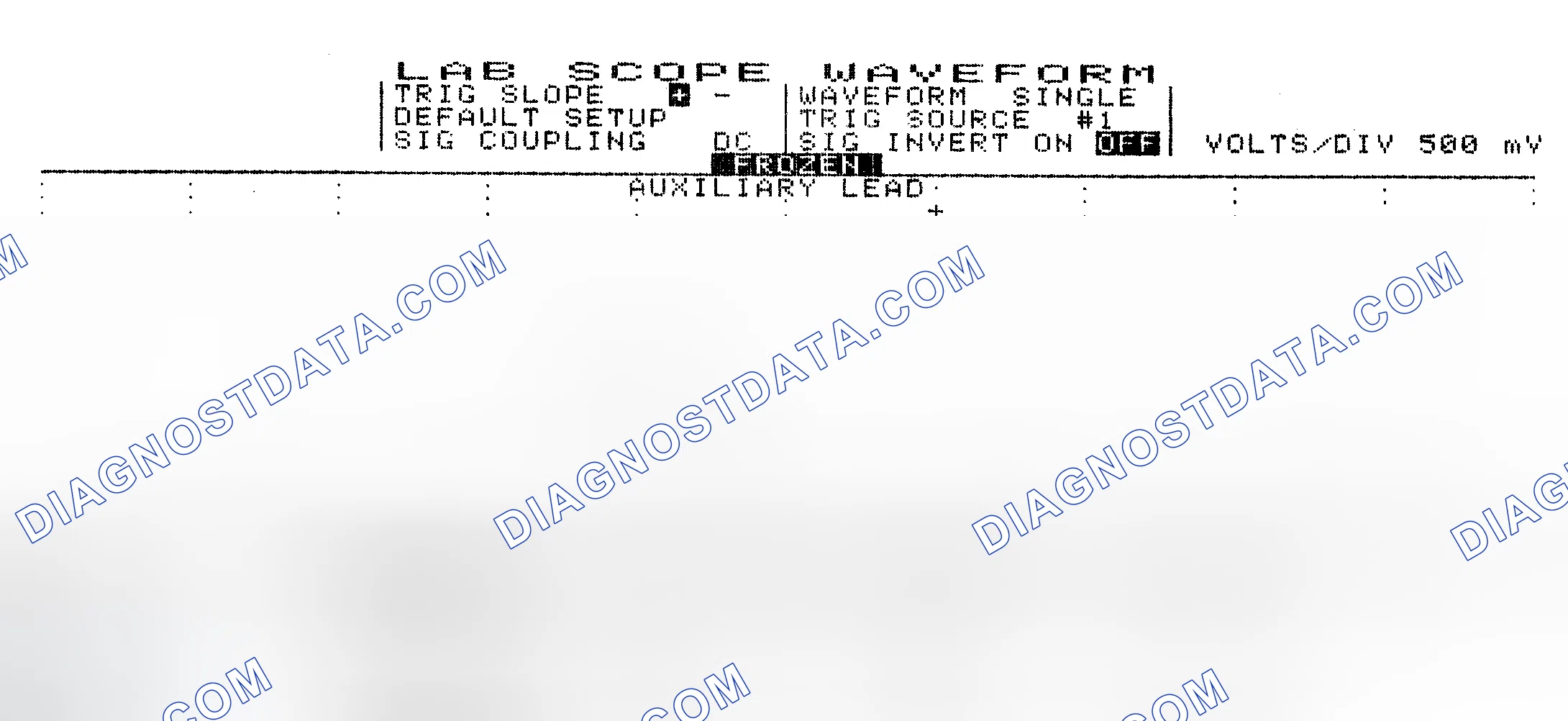 Scheme 10: Single Injector w/Excessive Current Flow - Current Pattern