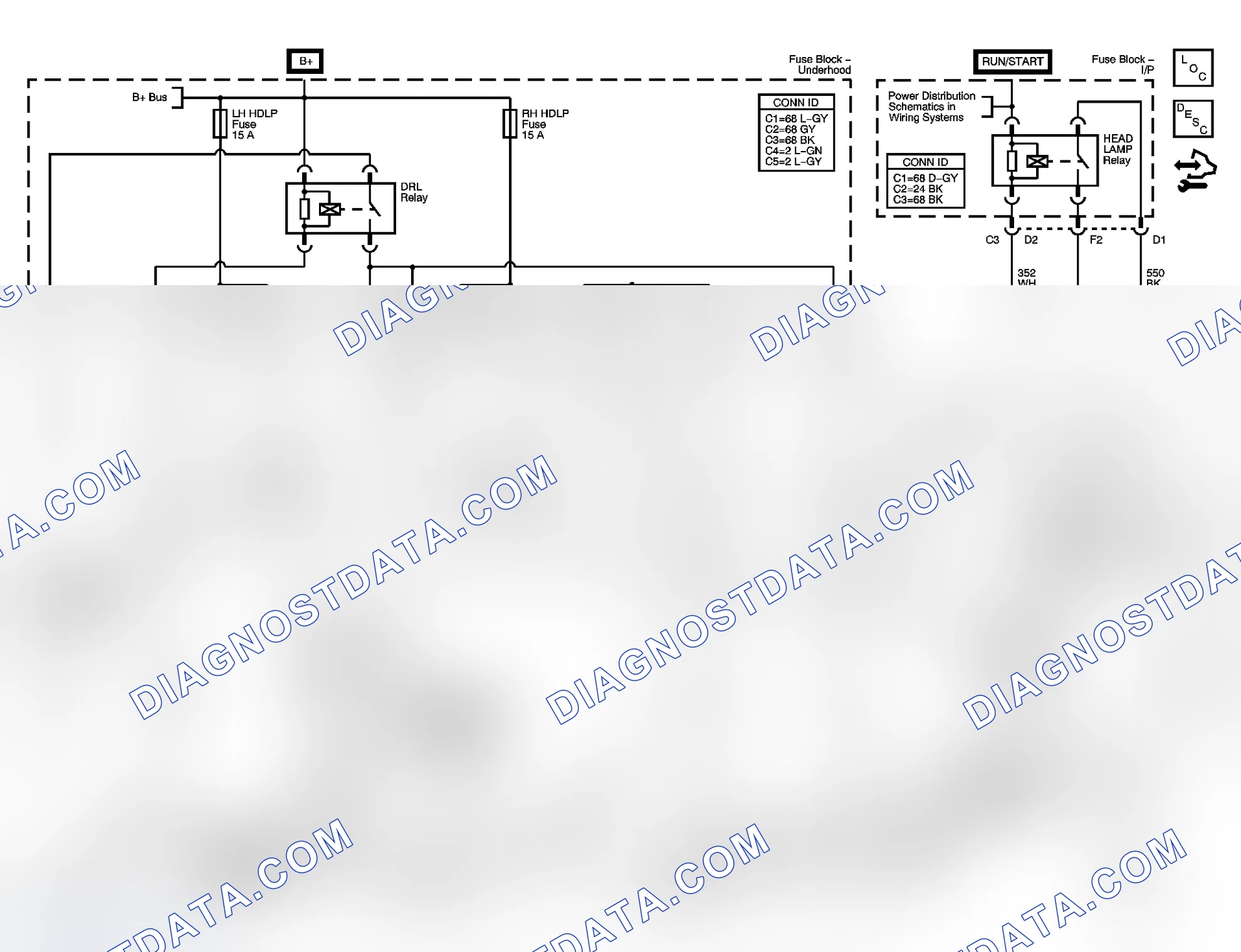 Scheme 1: Headlights/Daytime Running Lights (DRL) Schematics