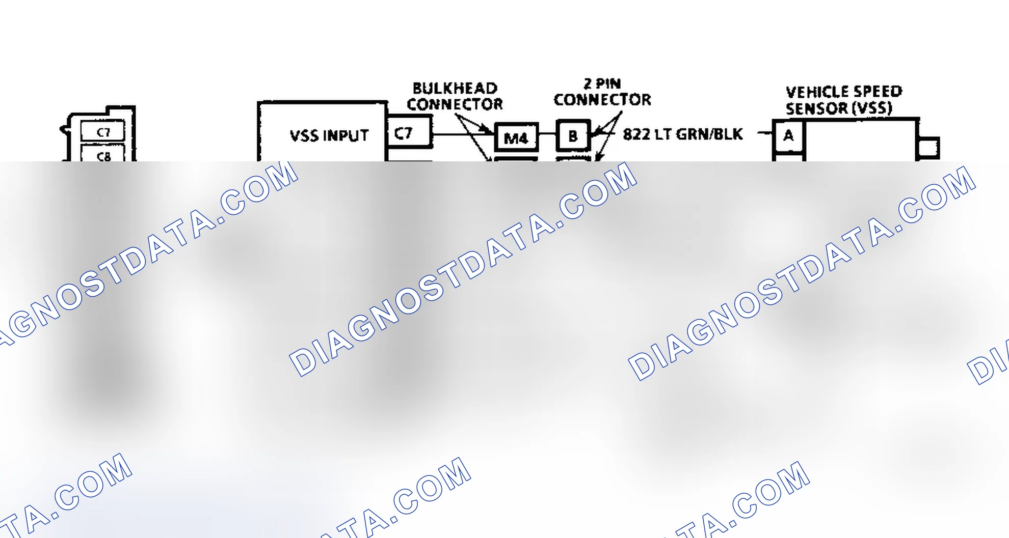 Scheme 289: CODE 24, VEHICLE SPEED SENSOR - 1992 6.2L DIESEL