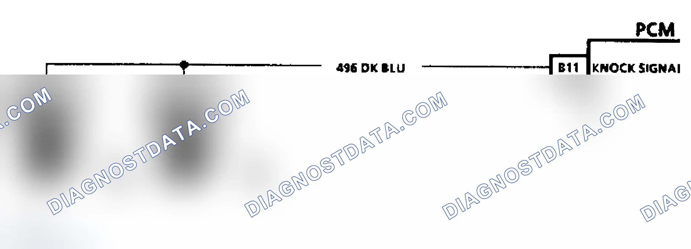 Scheme 125: Code 43 Schematic (Dual Sensors) Knock Sensor W/O Spark Module