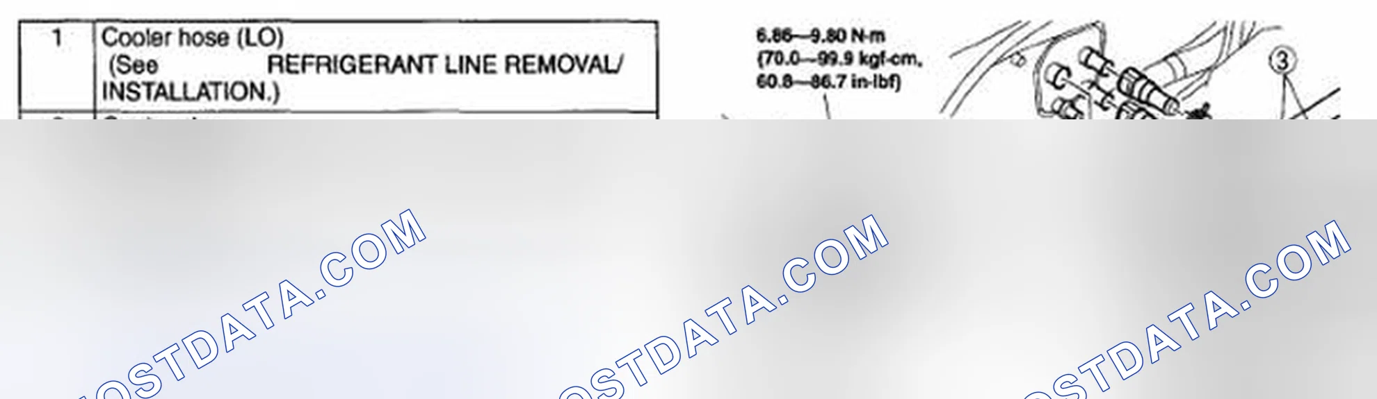 Scheme 116: A/C UNIT REMOVAL/INSTALLATION