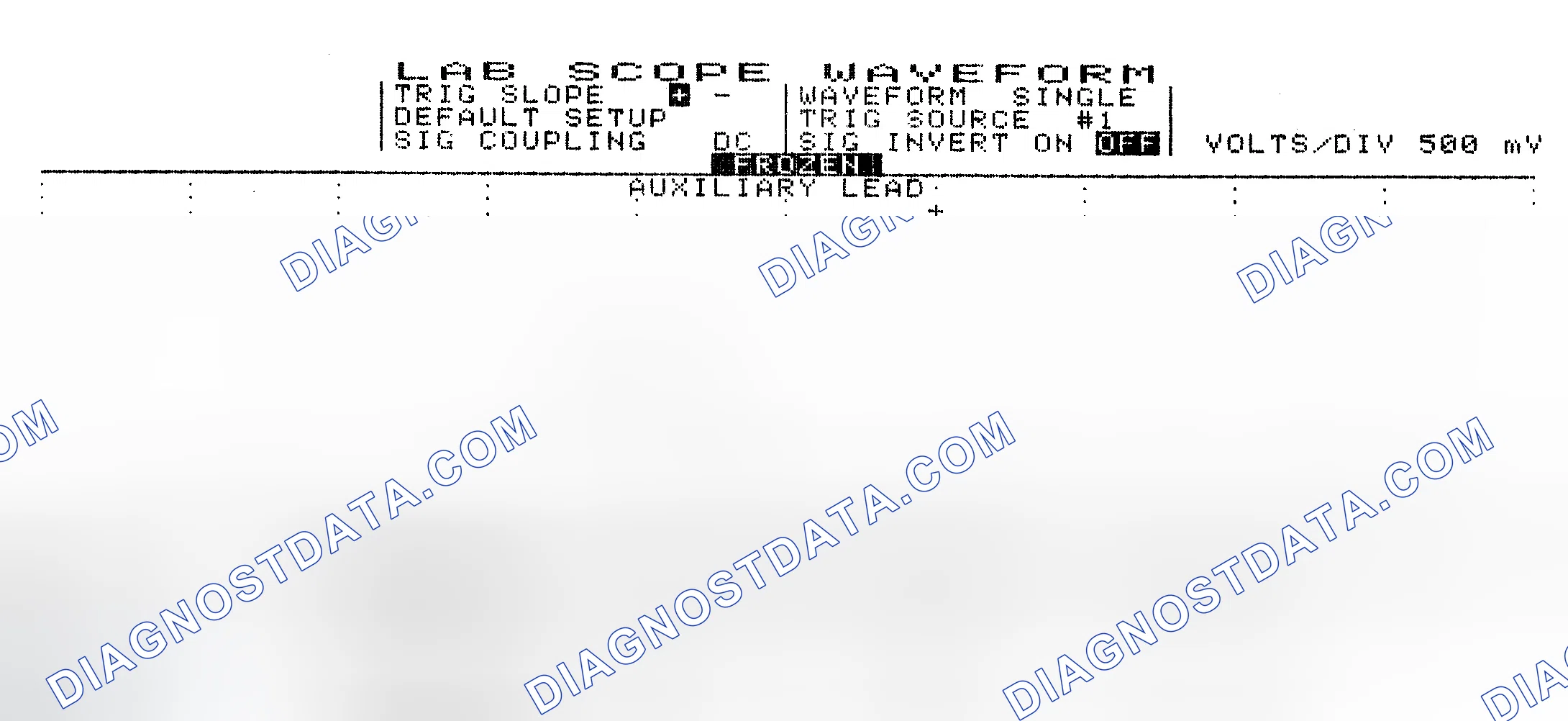 Scheme 10: Single Injector w/Excessive Current Flow - Current Pattern