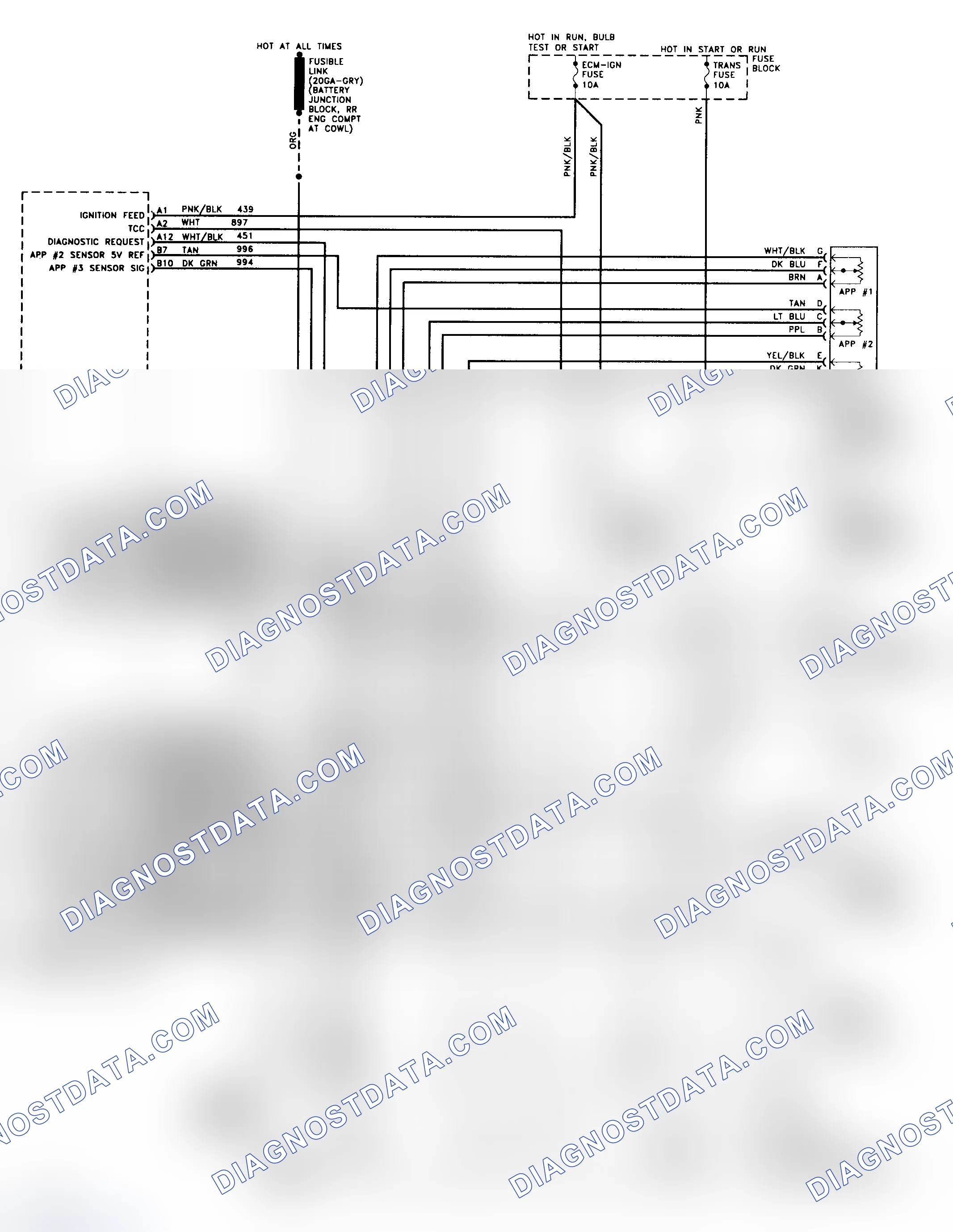 Scheme 346: 4L80-E Wiring Diagram (1994 "C" & "K" Series - Diesel)