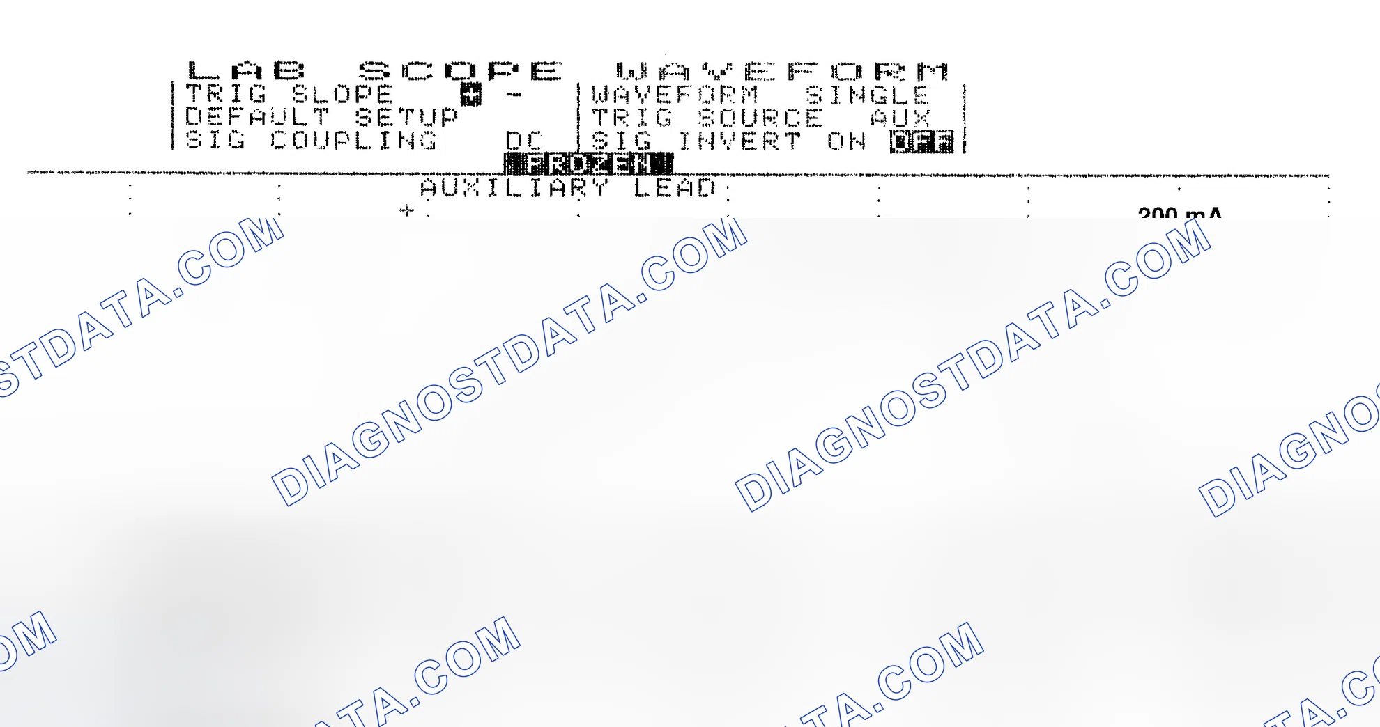 Scheme 13: Single Injector w/Normal Current Flow - Current Pattern