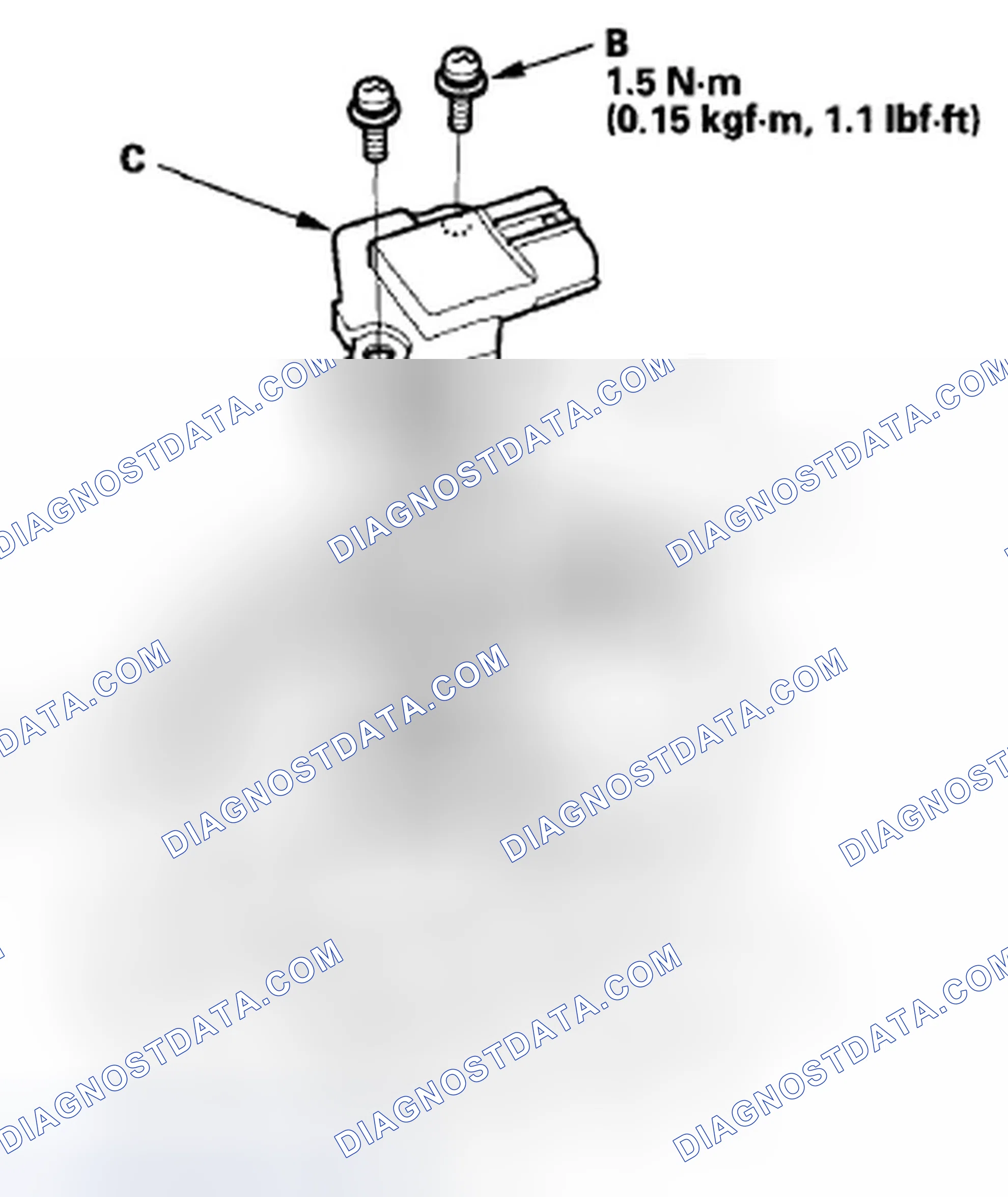 Scheme 882: MAF Sensor/IAT Sensor Replacement