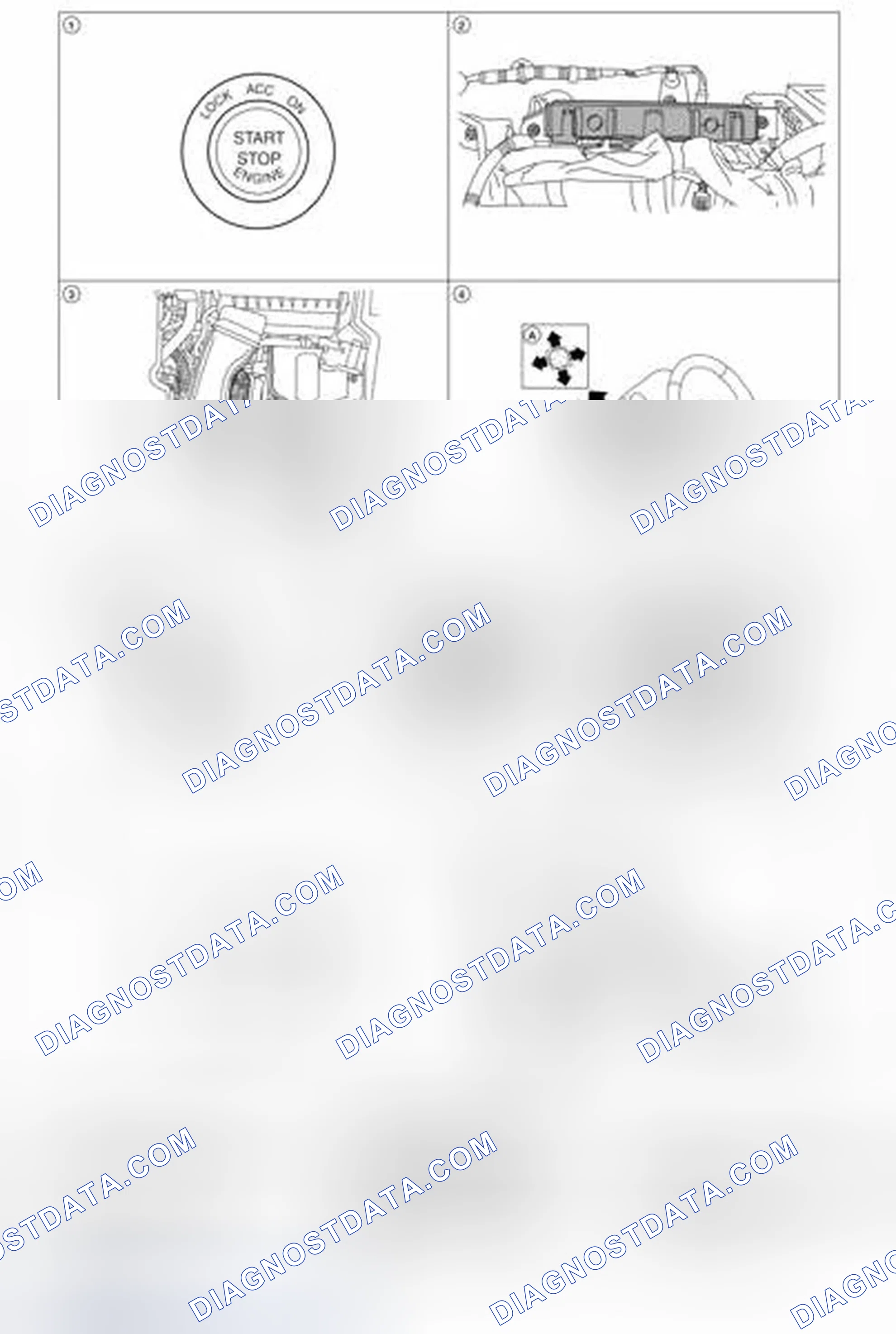 Scheme 229: ENTRY ASSIST FUNCTION : Component Parts Location