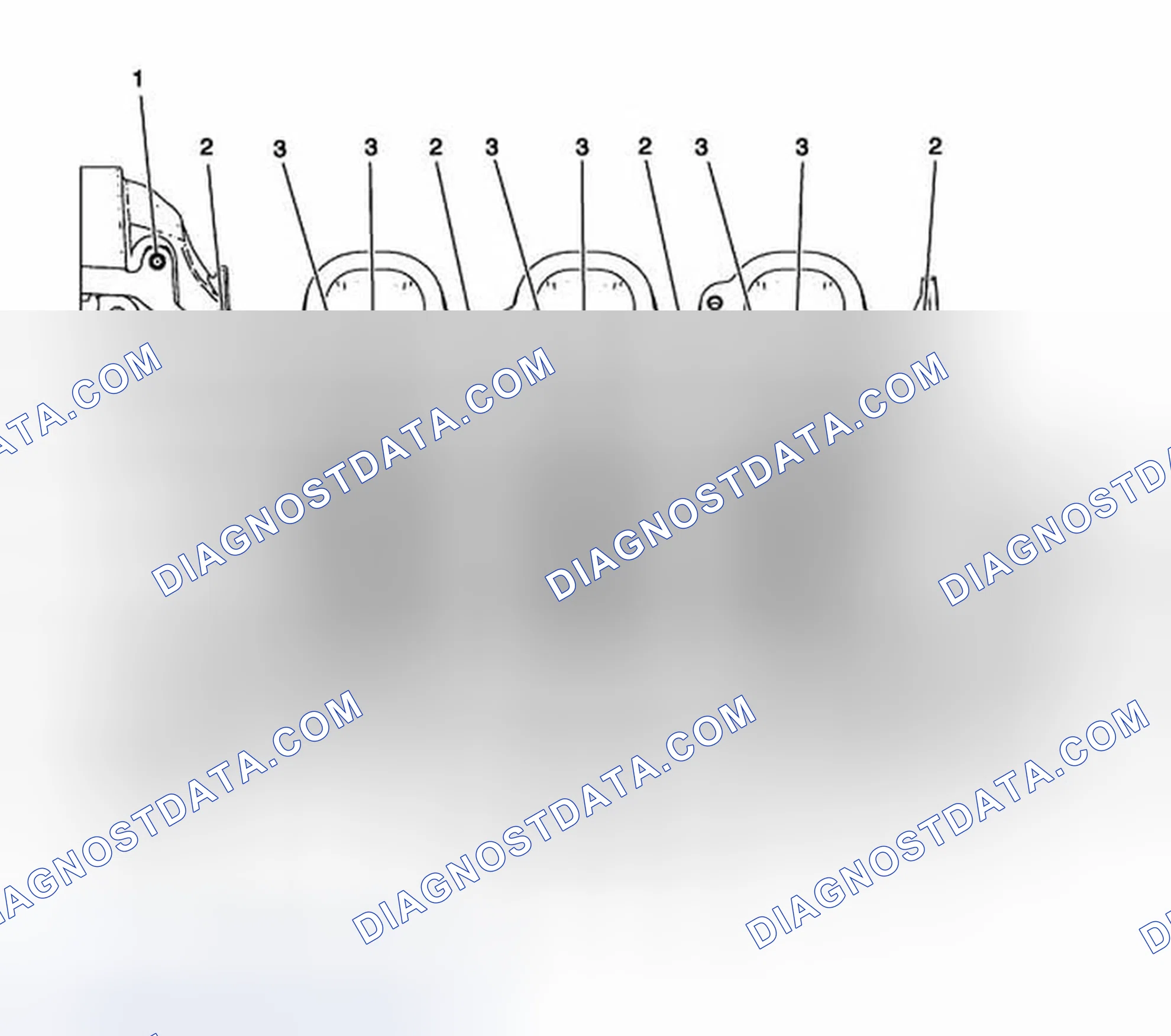 Scheme 126: Left Cylinder Head Camshaft Cover Face