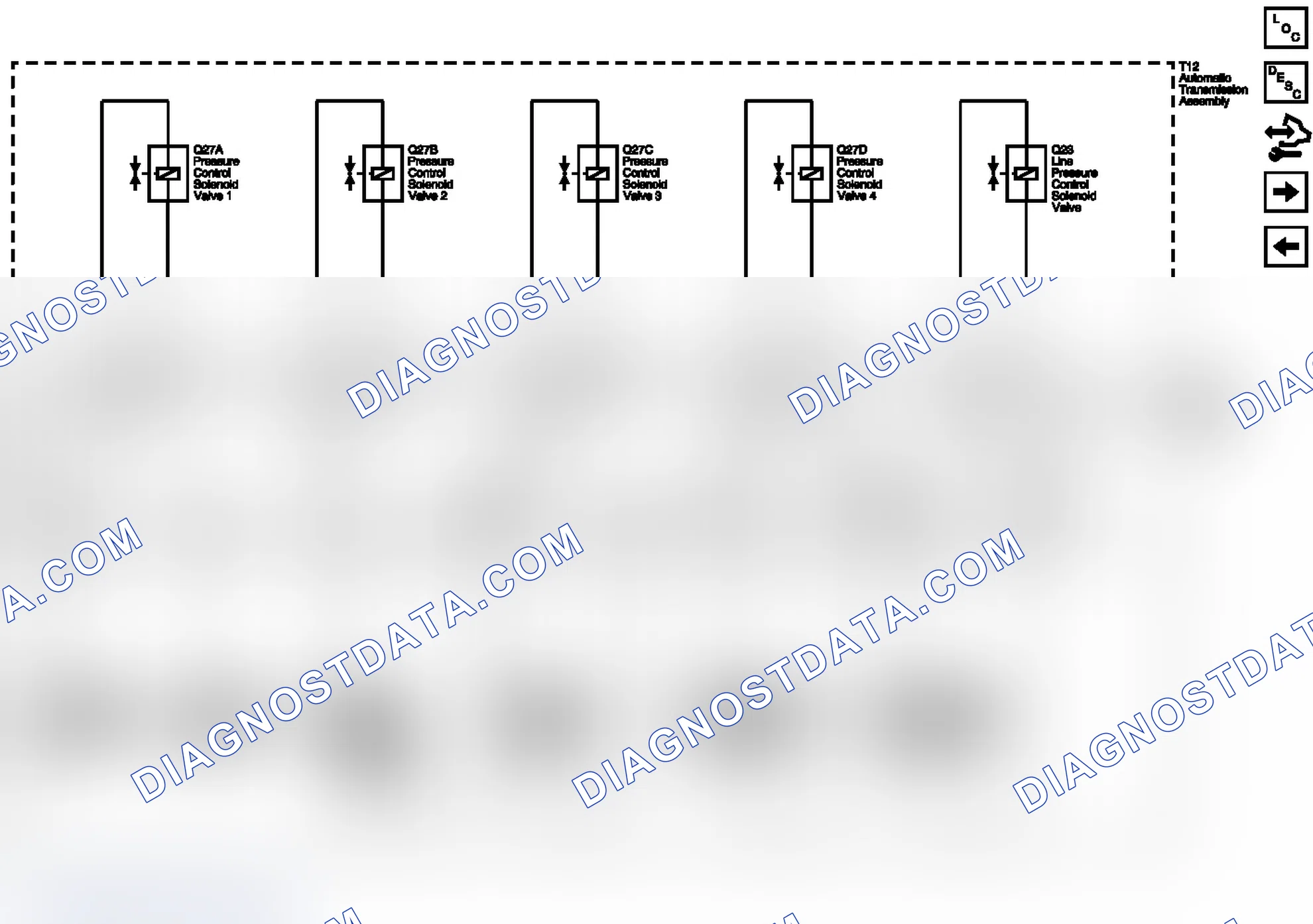Scheme 31: Speed and Temperature Sensors, Pressure and Shift Controls Wiring Schematics