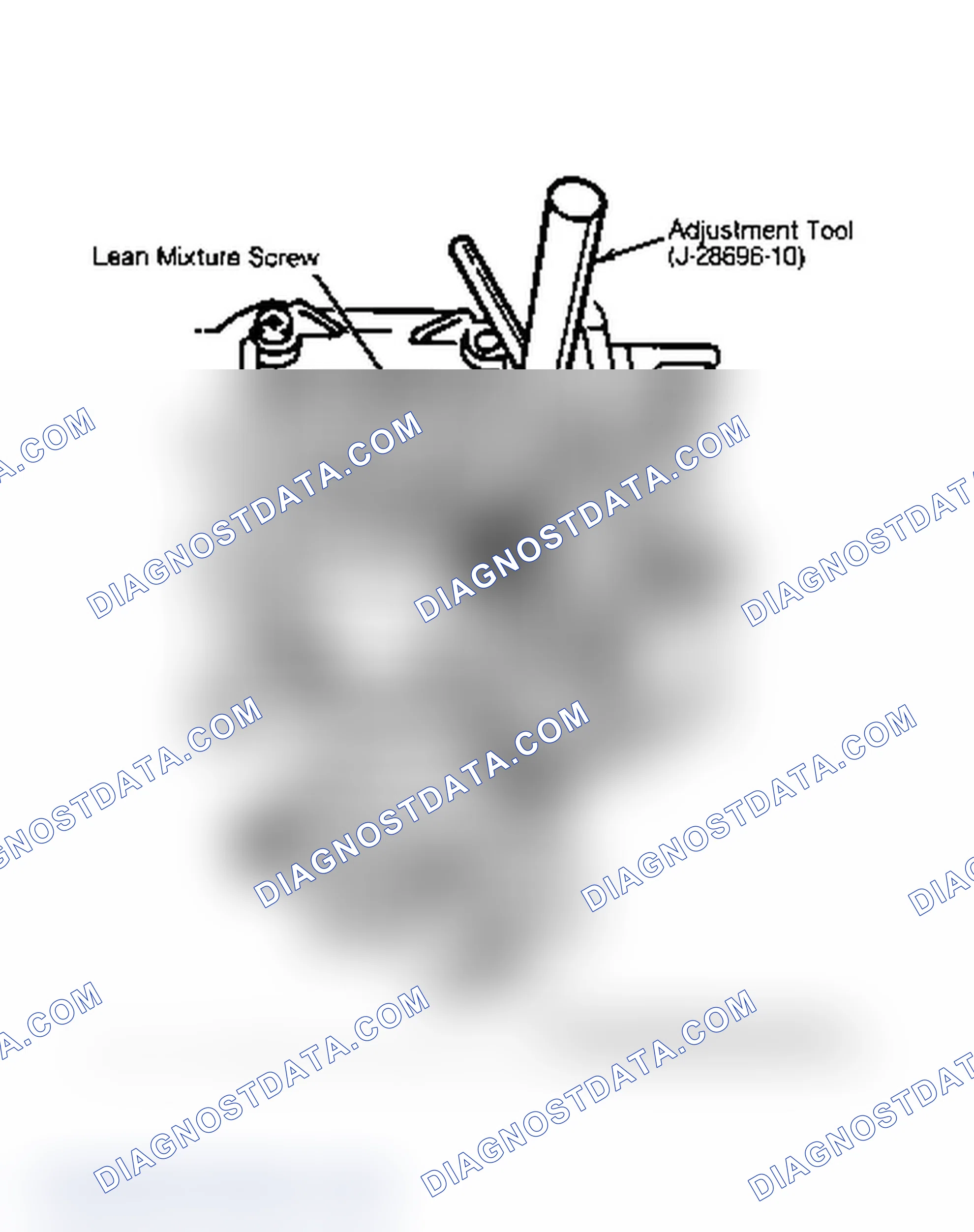 Scheme 23: 2.8L E2SE Idle Mixture Adjustment