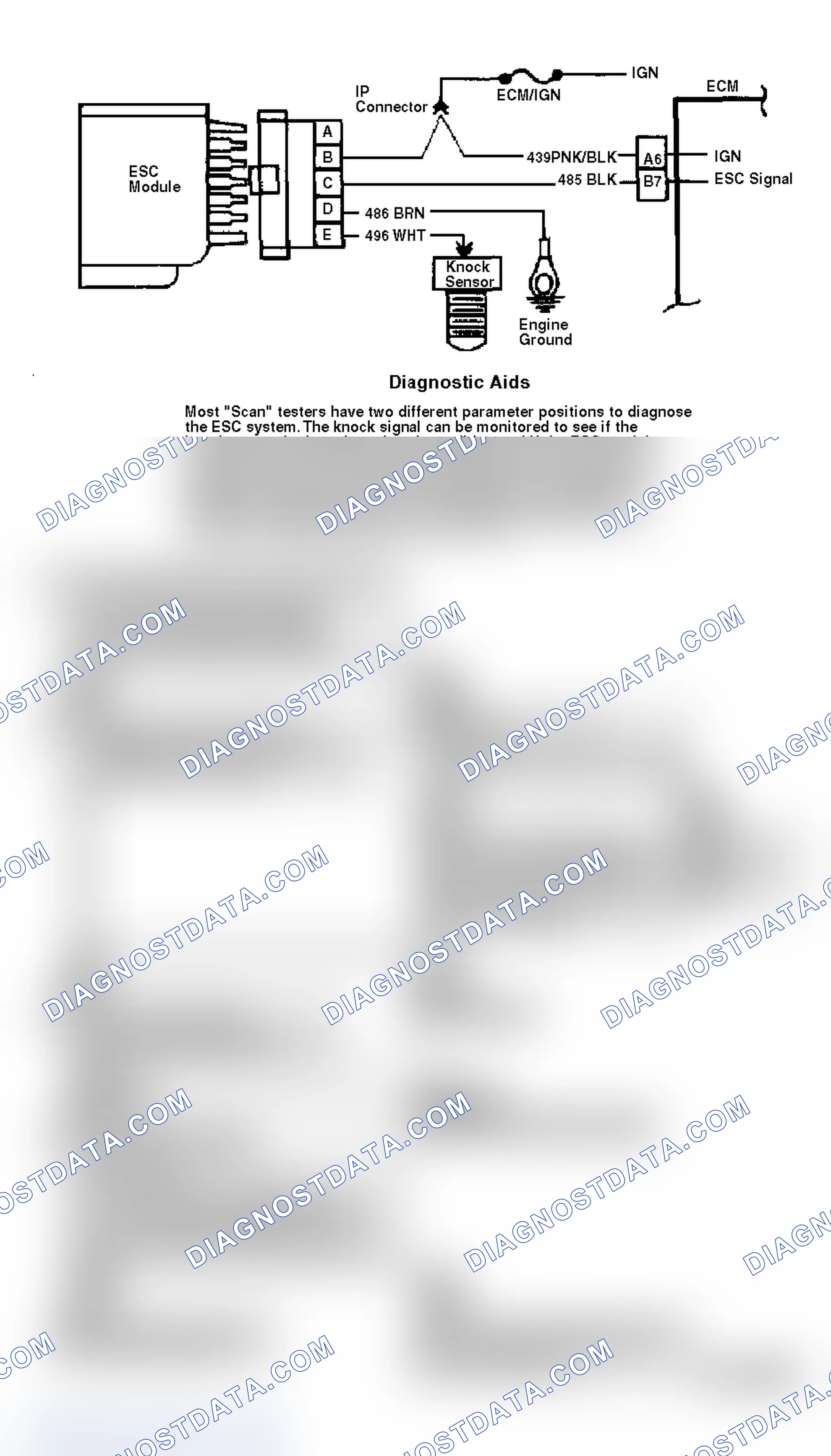 Scheme 275: Flow Chart - Electronic Spark Control ("F" & "Y" Bodies)