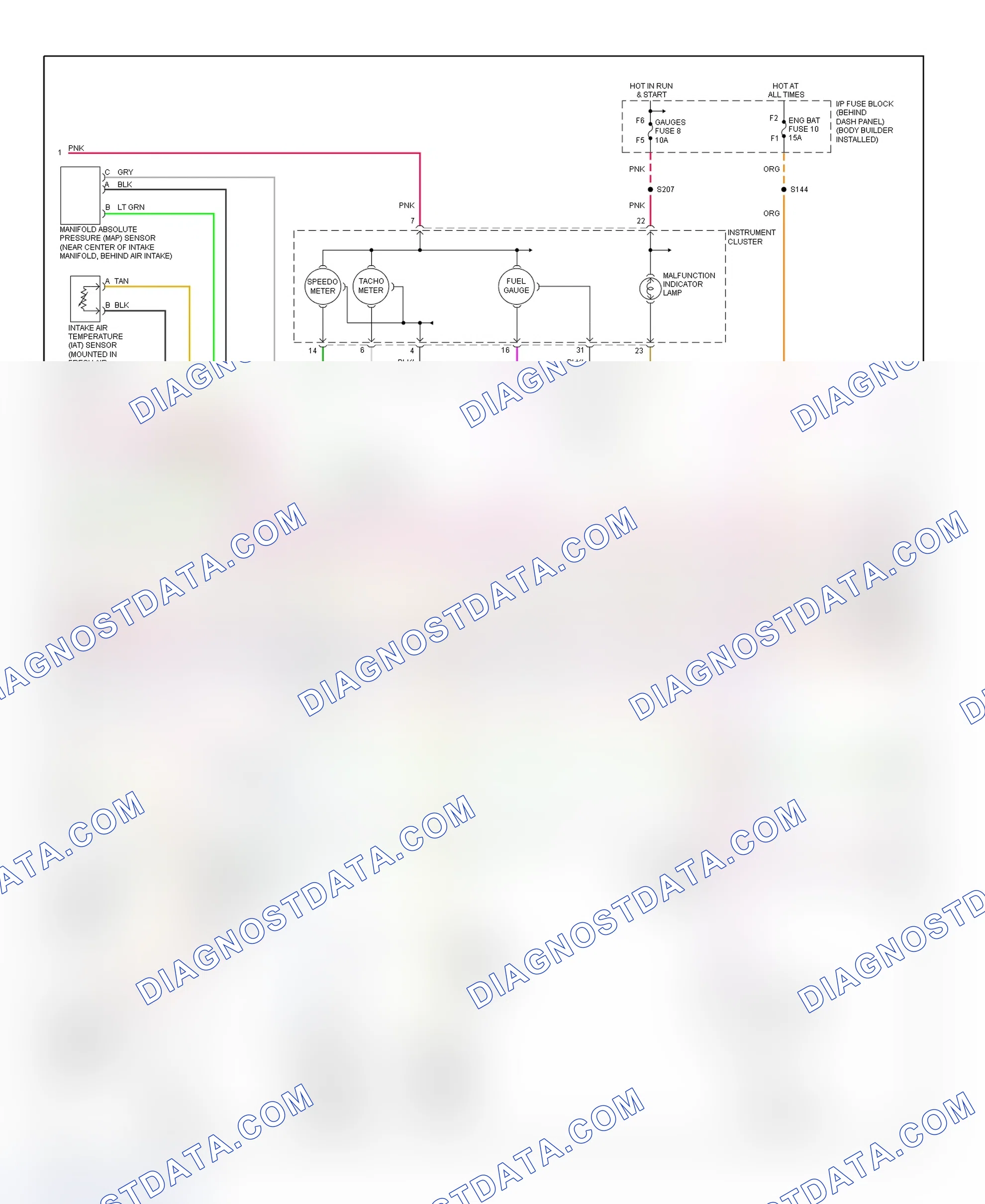 Scheme 89: PCM Wiring Diagram (Forward Control - Commercial Chassis - 4.3L - 3 Of 4)