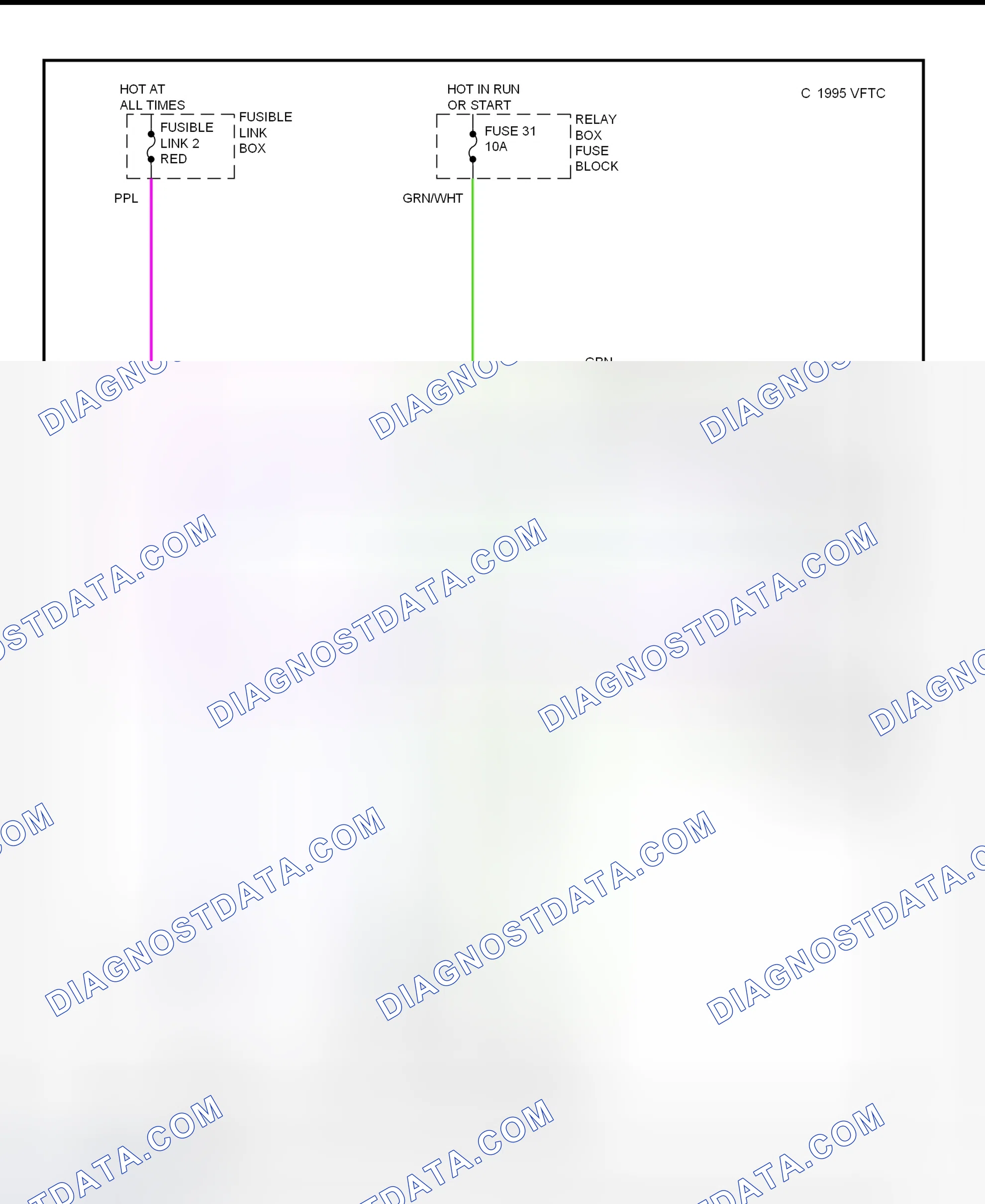 Scheme 7: Electric Cooling Fan Schematic (1995-96 300ZX)