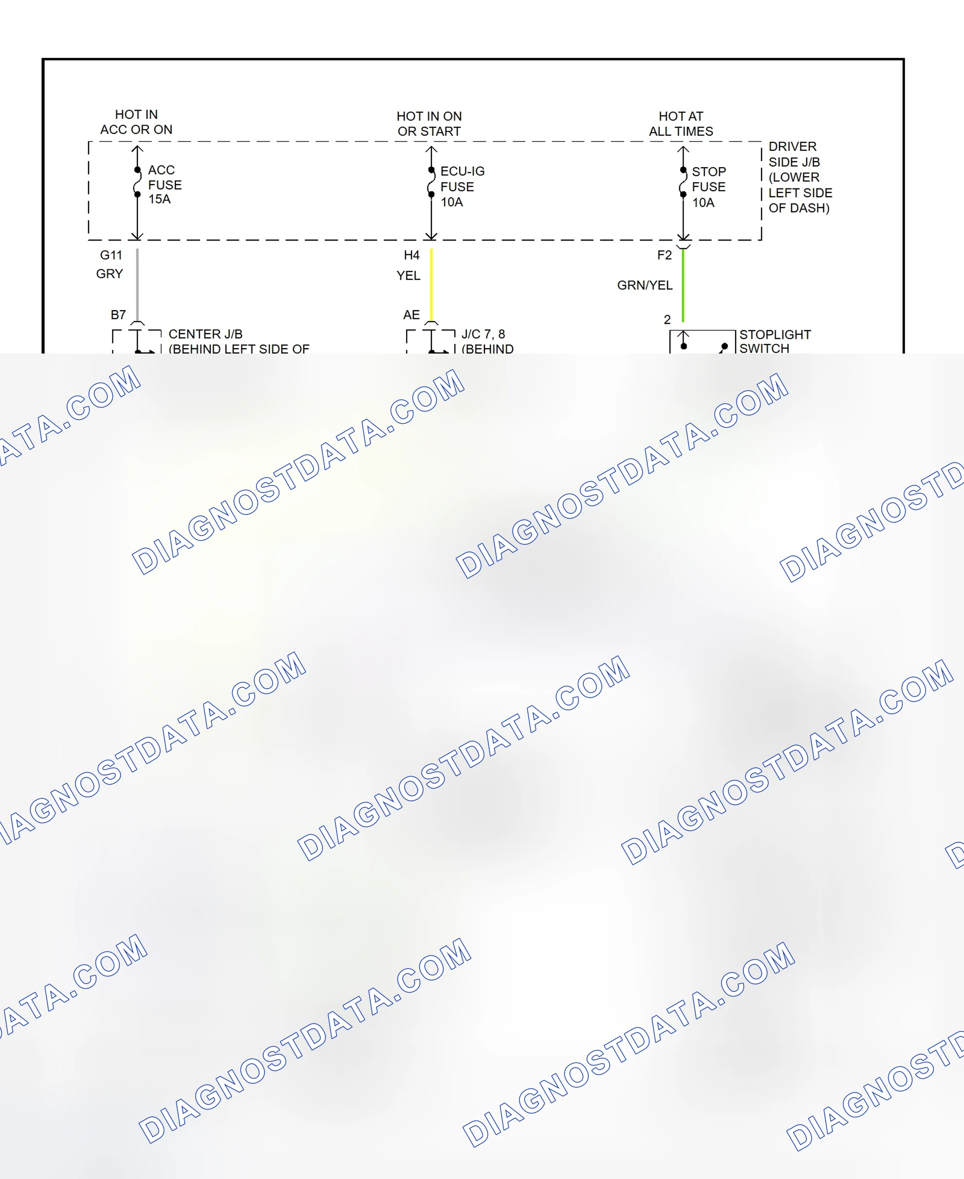 Scheme 114: Shift Interlock System Wiring Diagram (1999 4Runner)