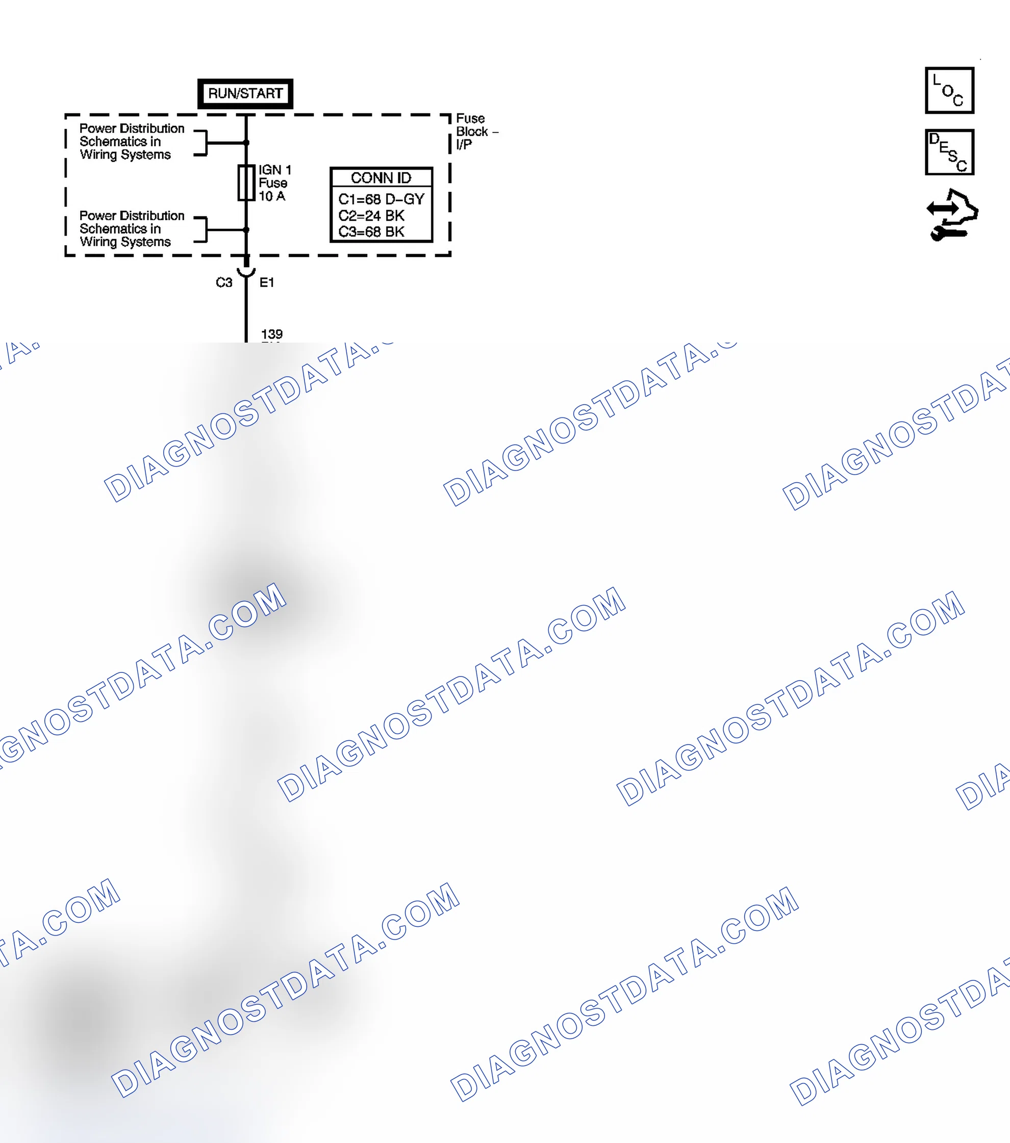 Scheme 68: Automatic Transmission Shift Lock Control Schematics