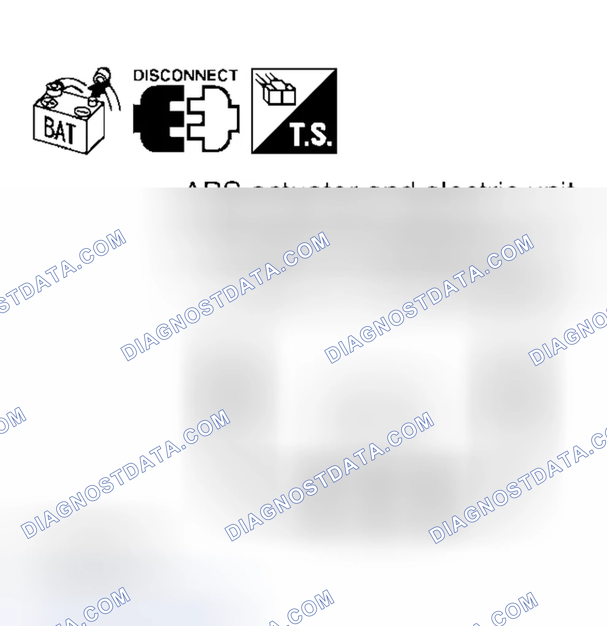 Scheme 726: ABS Actuator and Electric Unit (Control Unit) Circuit Check