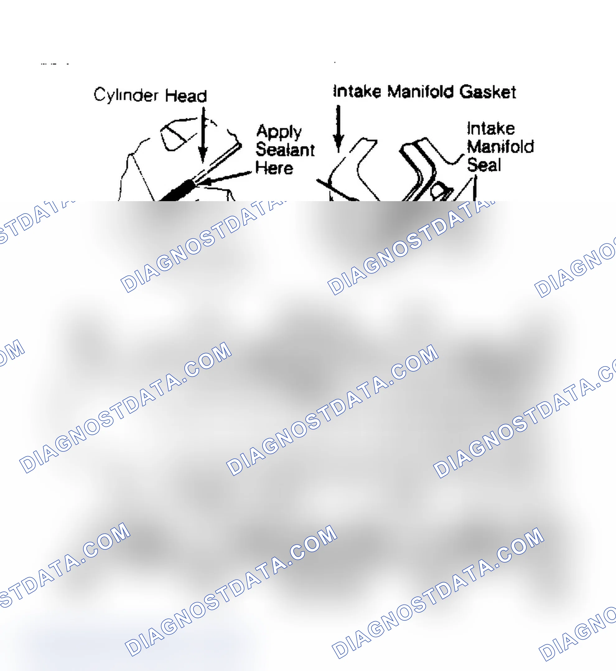 Scheme 26: 5.0L Eng Gasket Sealant App & Intake Manifold Tightening Seq