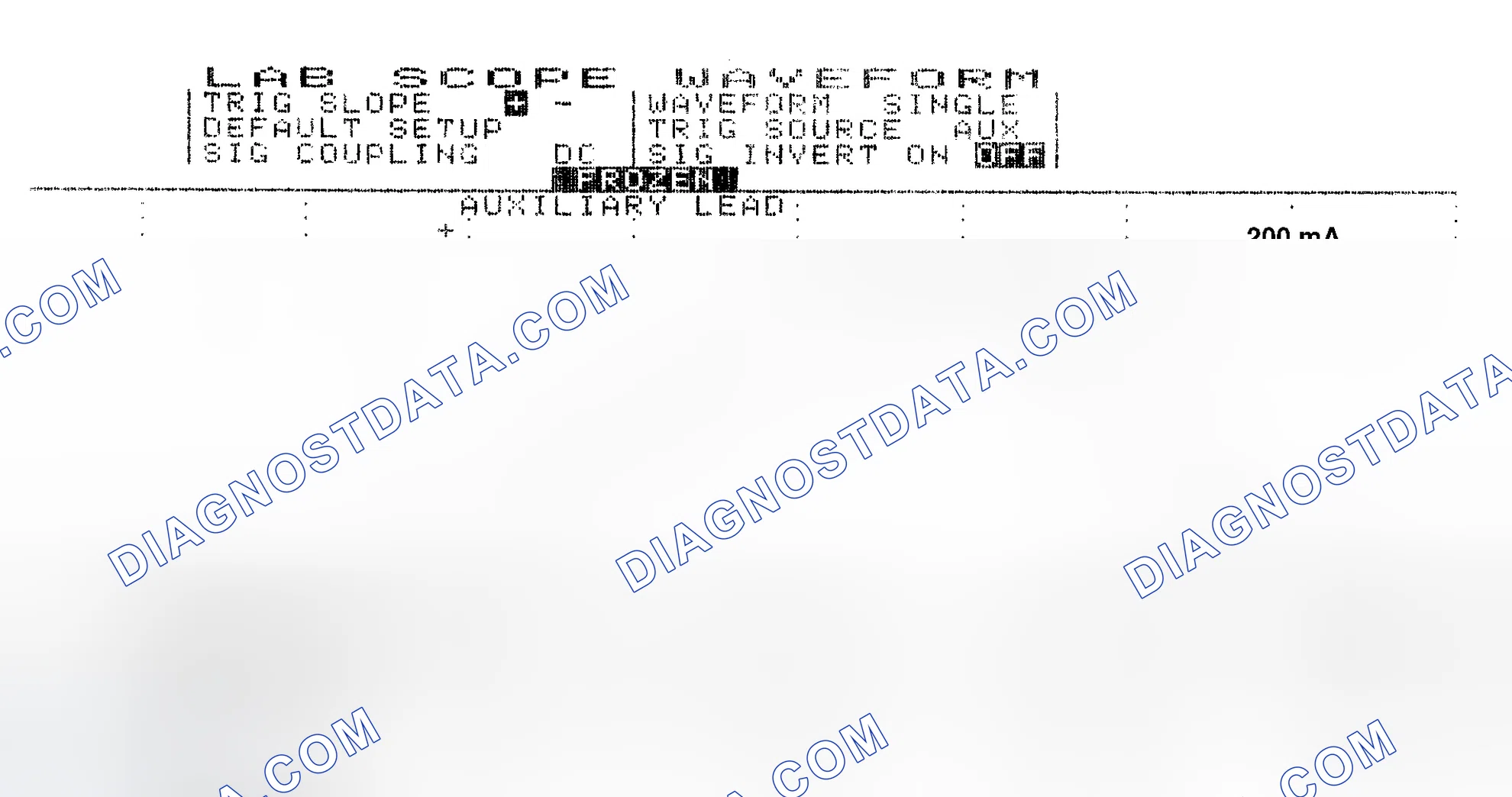 Scheme 13: Single Injector w/Normal Current Flow - Current Pattern