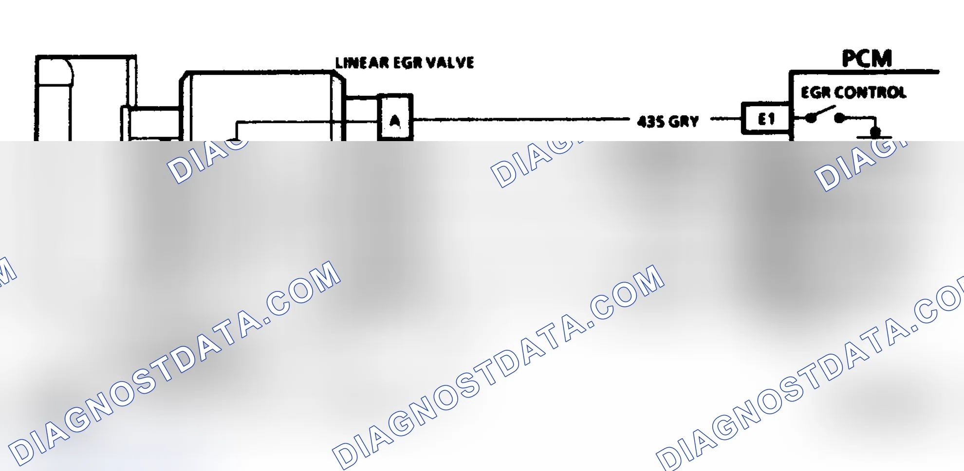 Scheme 110: Code 32 Schematic ("P" Series 7.4L) EGR Circuit Error With Linear EGR