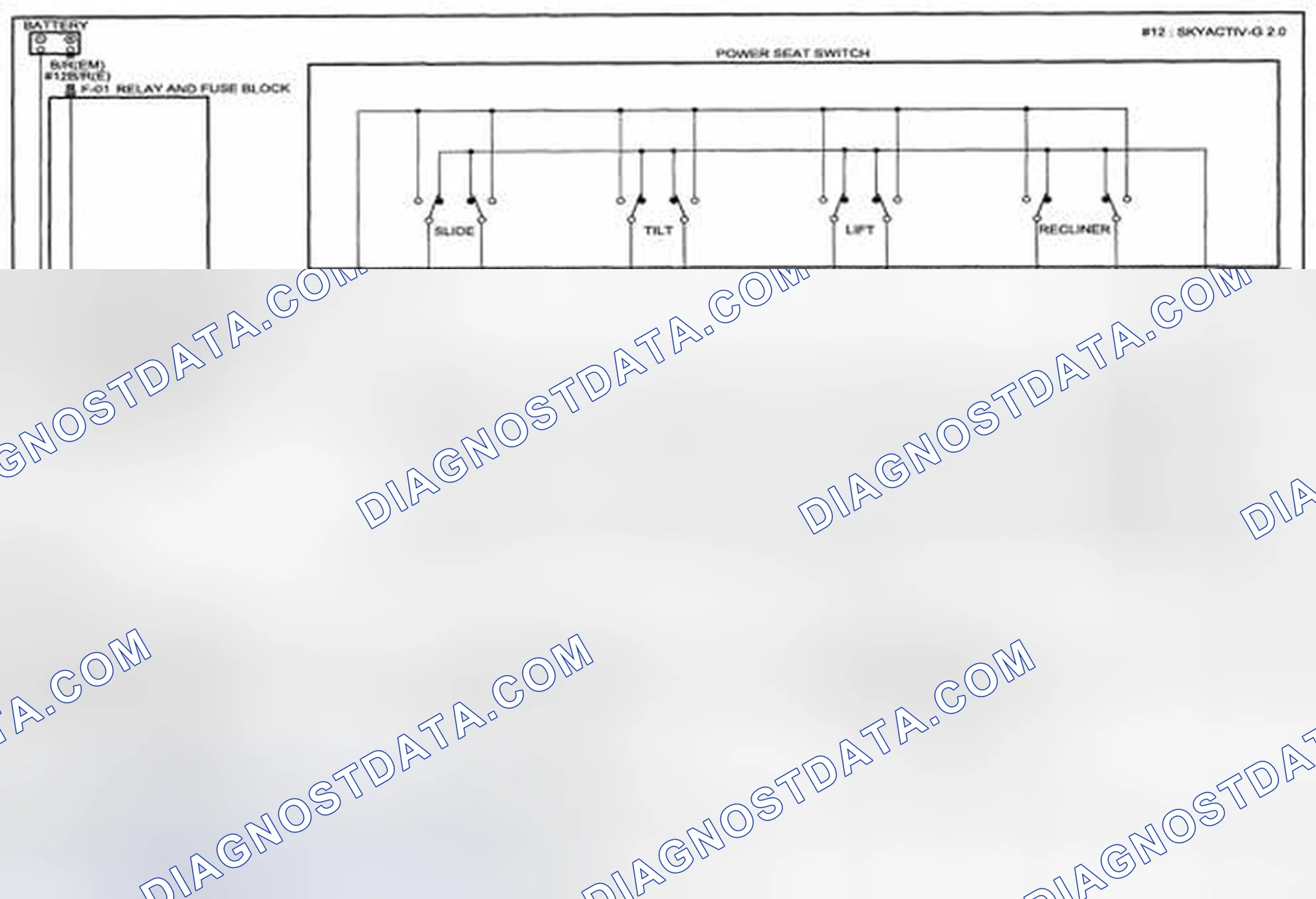 Scheme 246: Power Seat Wiring Diagram - 0913-3 (1 Of 2)