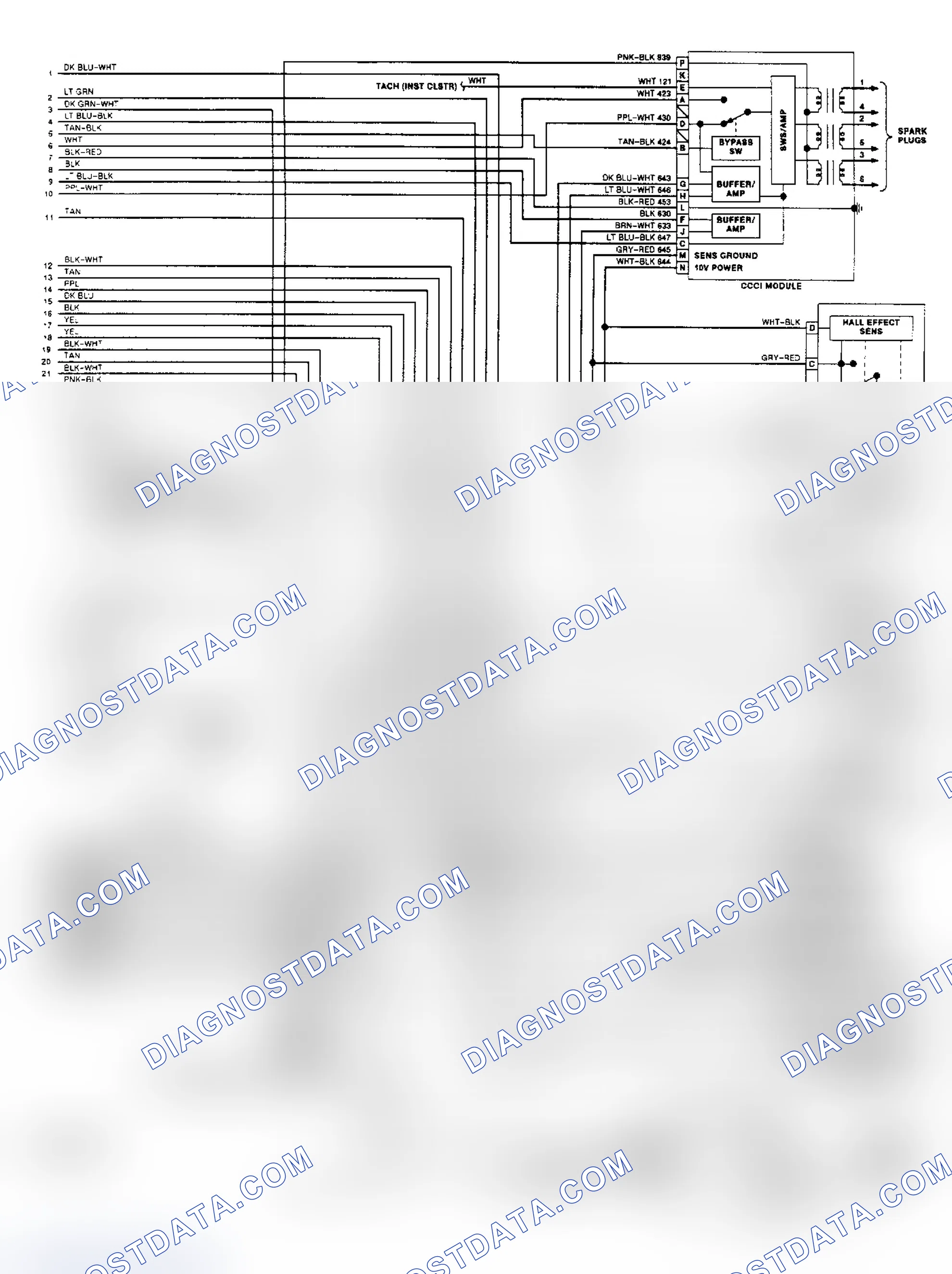 Scheme 7: Wiring Diagram (Lumina APV, Silhouette & Trans Sport 3.8L 2 Of 2)