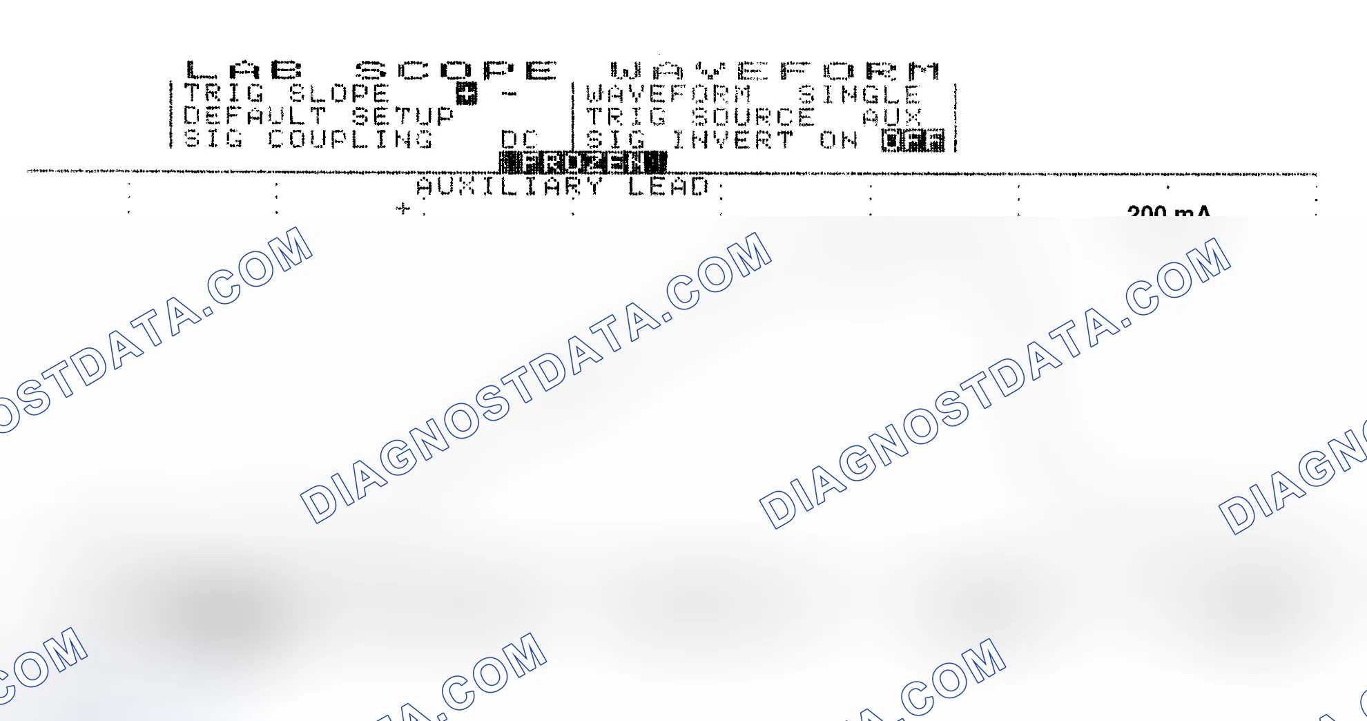 Scheme 13: Single Injector w/Normal Current Flow - Current Pattern