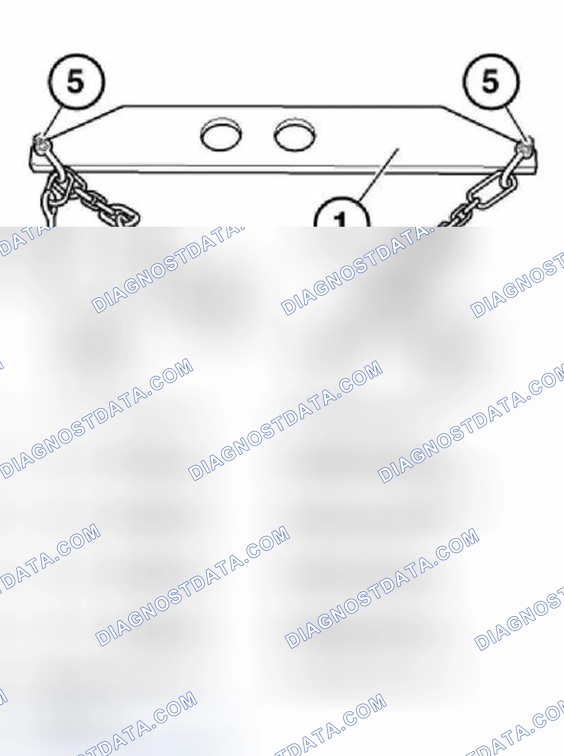 Scheme 788: 11 0 020 Engine hoist for removing and installing engines