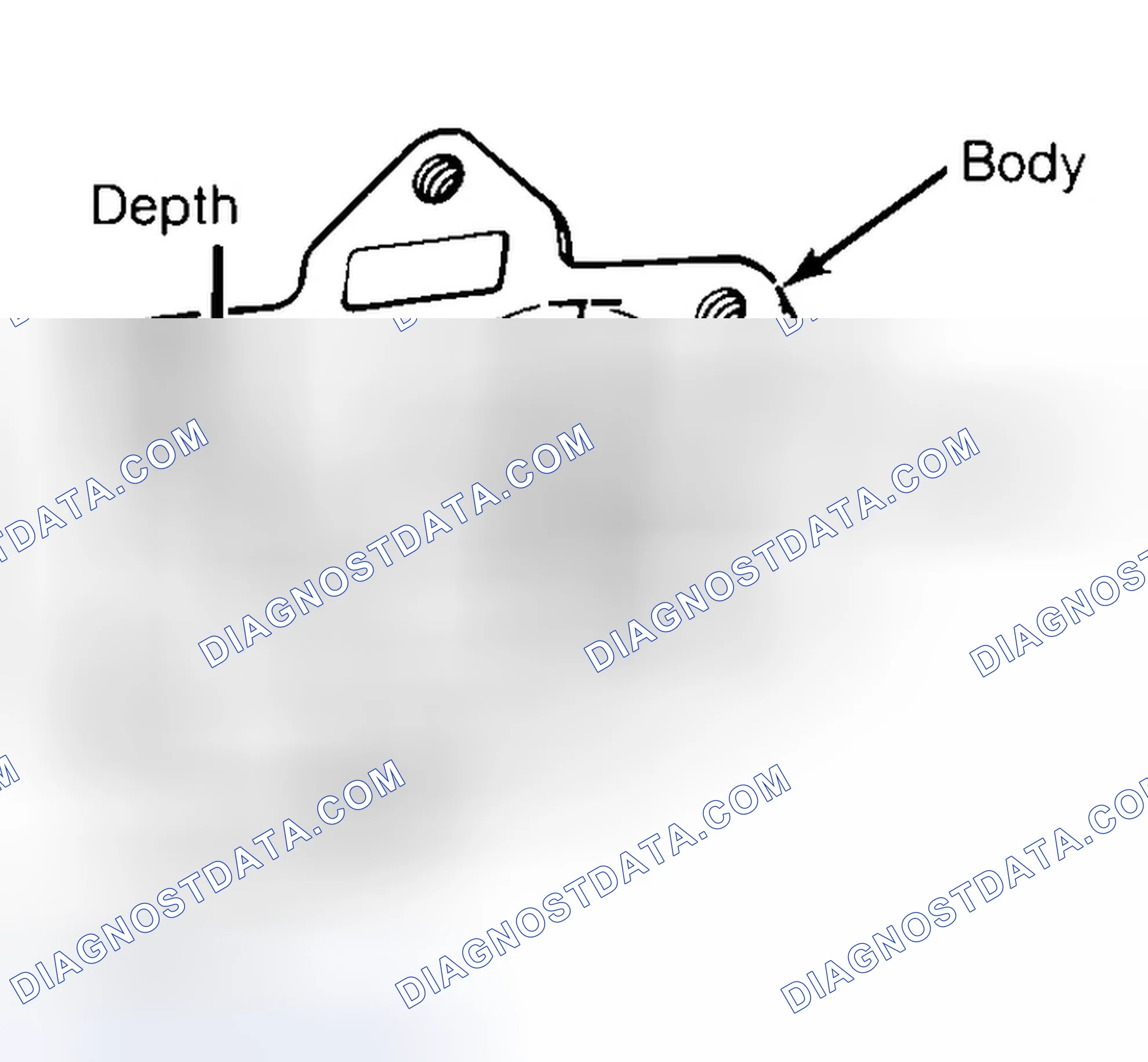 Scheme 35: Measuring Oil Pump Gear Cavity
