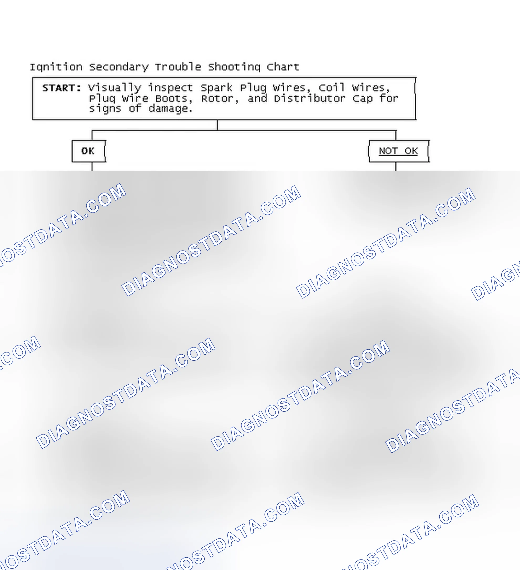 Scheme 1: Ignition Secondary Trouble Shooting Chart