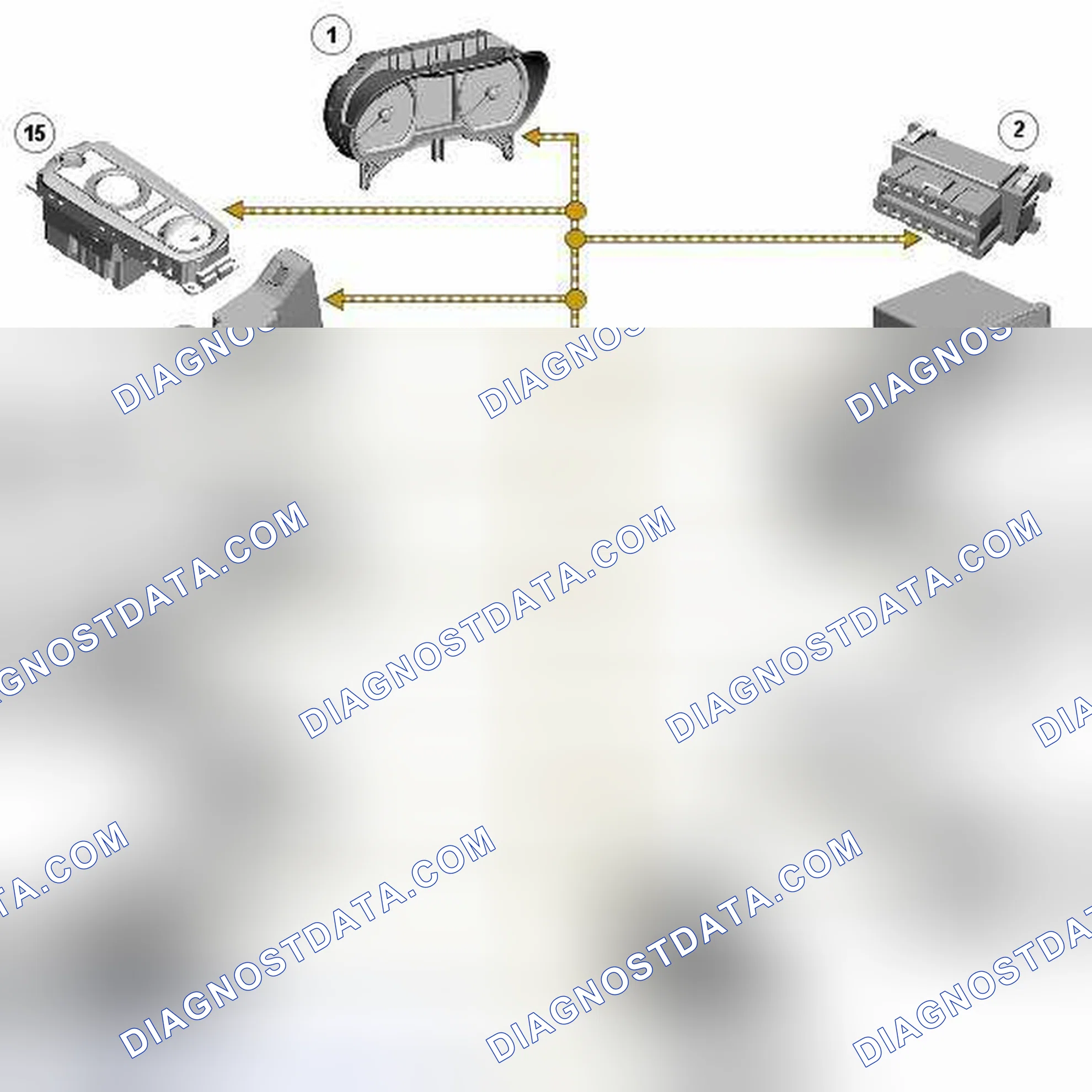 Scheme 19: CONTROL DIAGRAM - HIGH SPEED CAN BUS