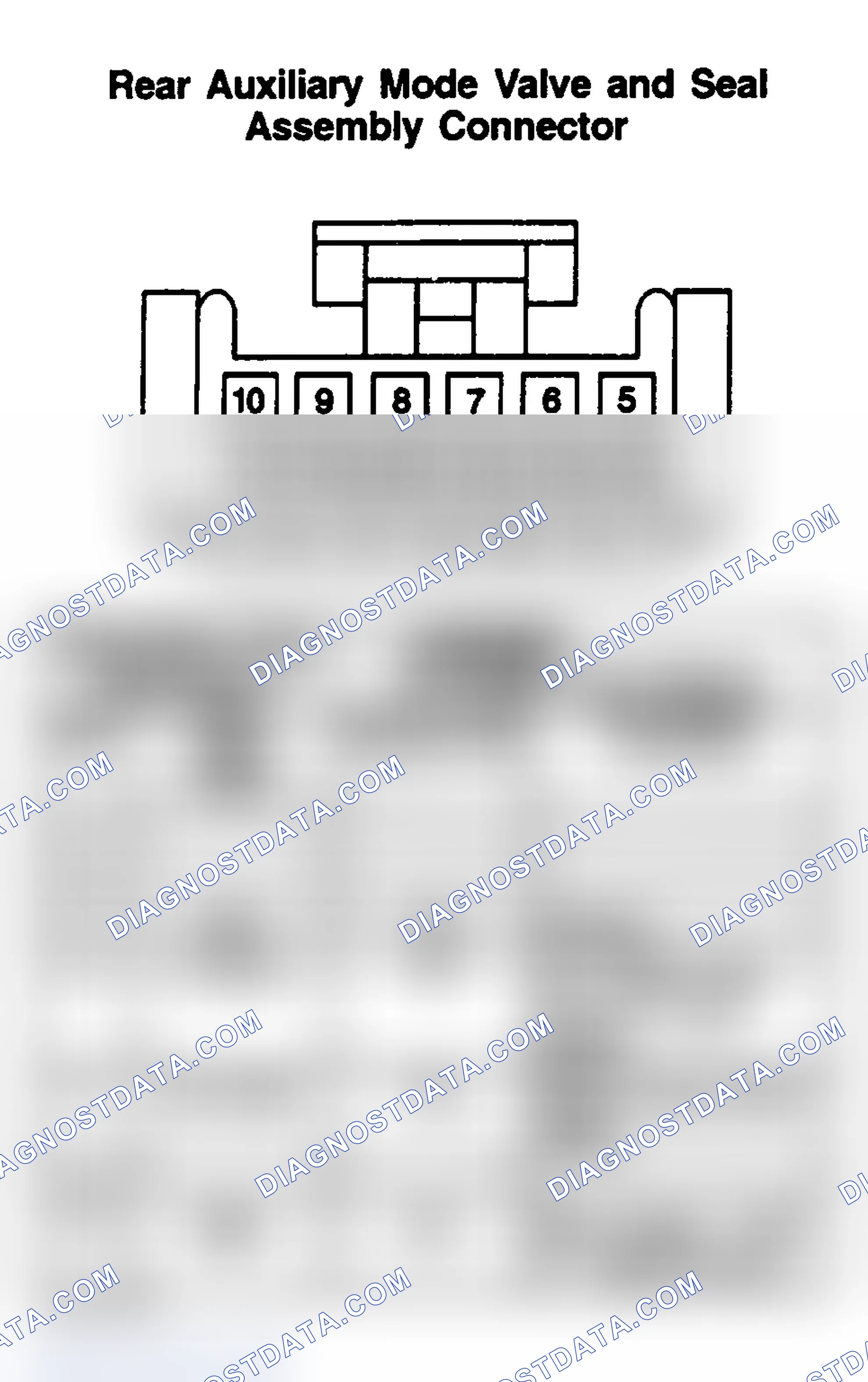 Scheme 235: REAR AUXILIARY MODE VALVE & SEAL ASSEMBLY