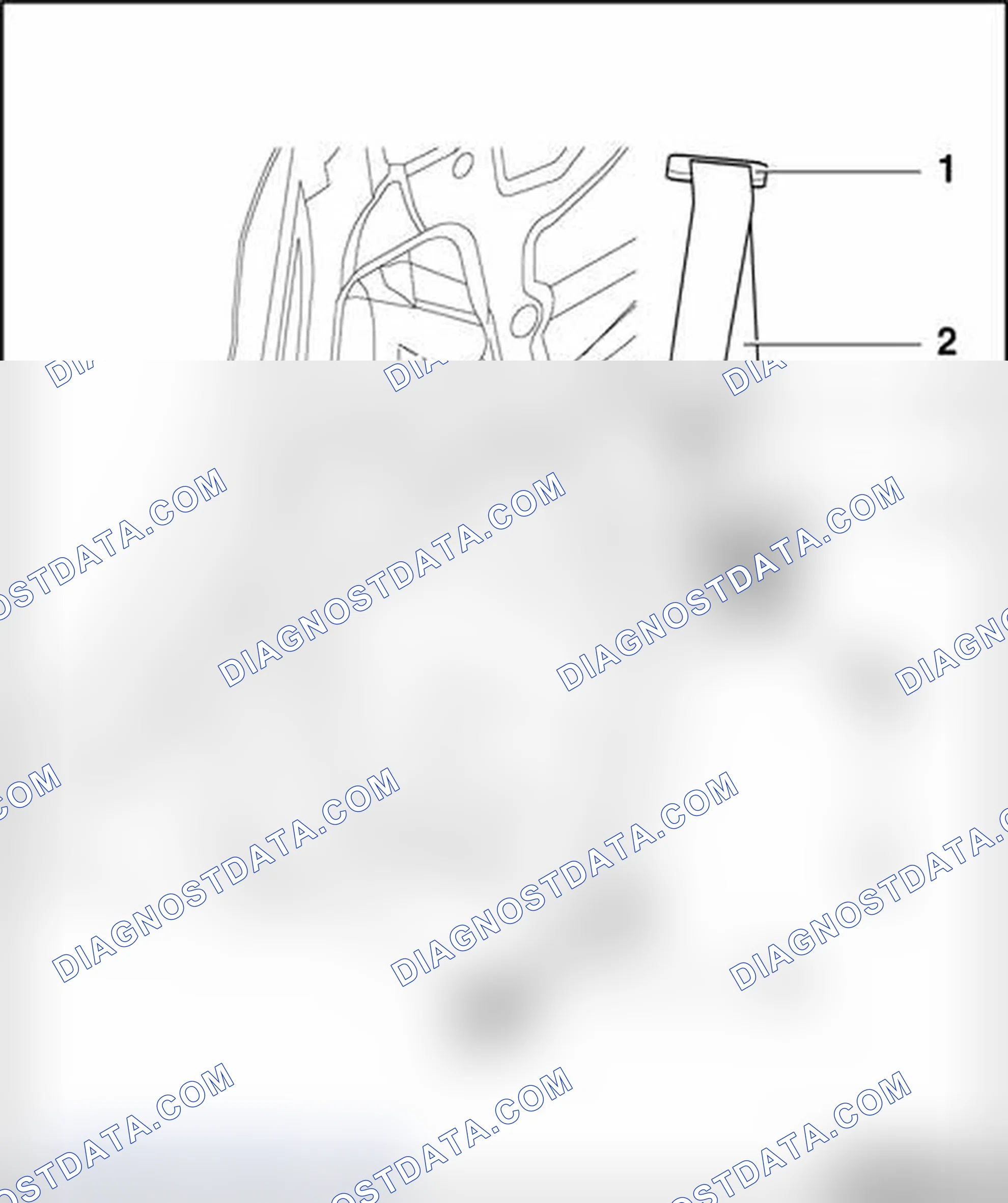 Scheme 43: Front 3-point seat belt with belt tensioner, assembly overivew